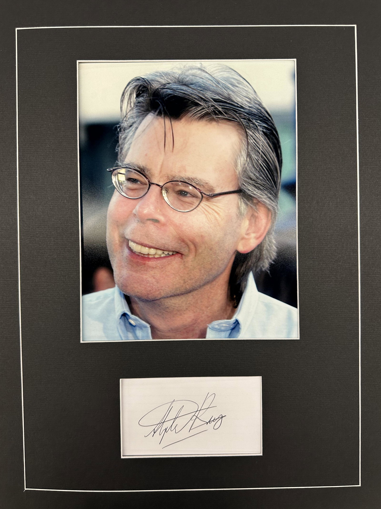 Stephen King Autographed Display (1 of 1)