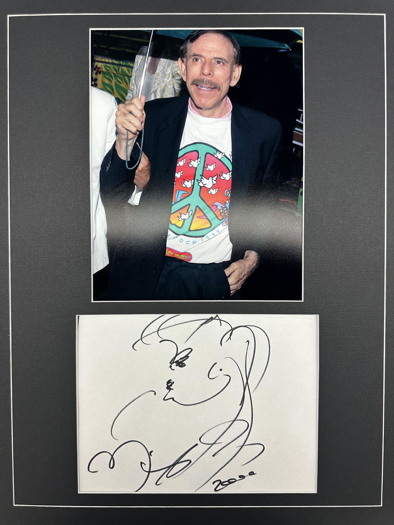 Peter MAX Autographed Display (1 of 1)
