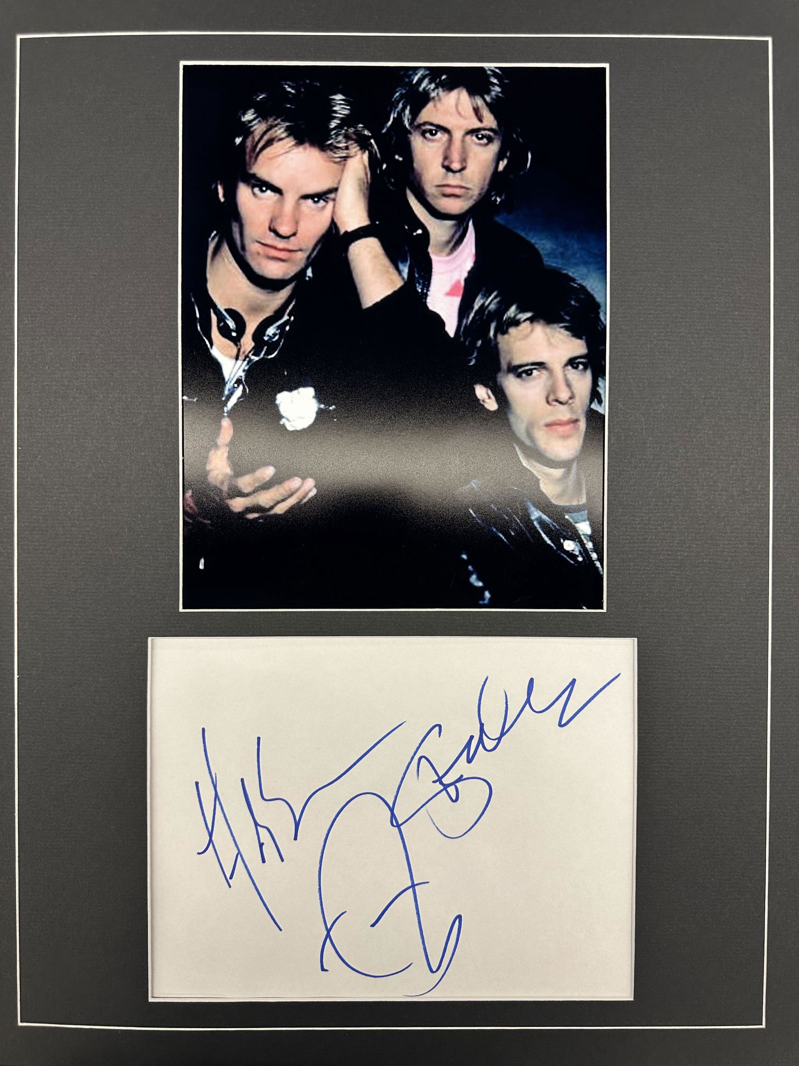 The Police Autographed DISPLAY (1 of 1)