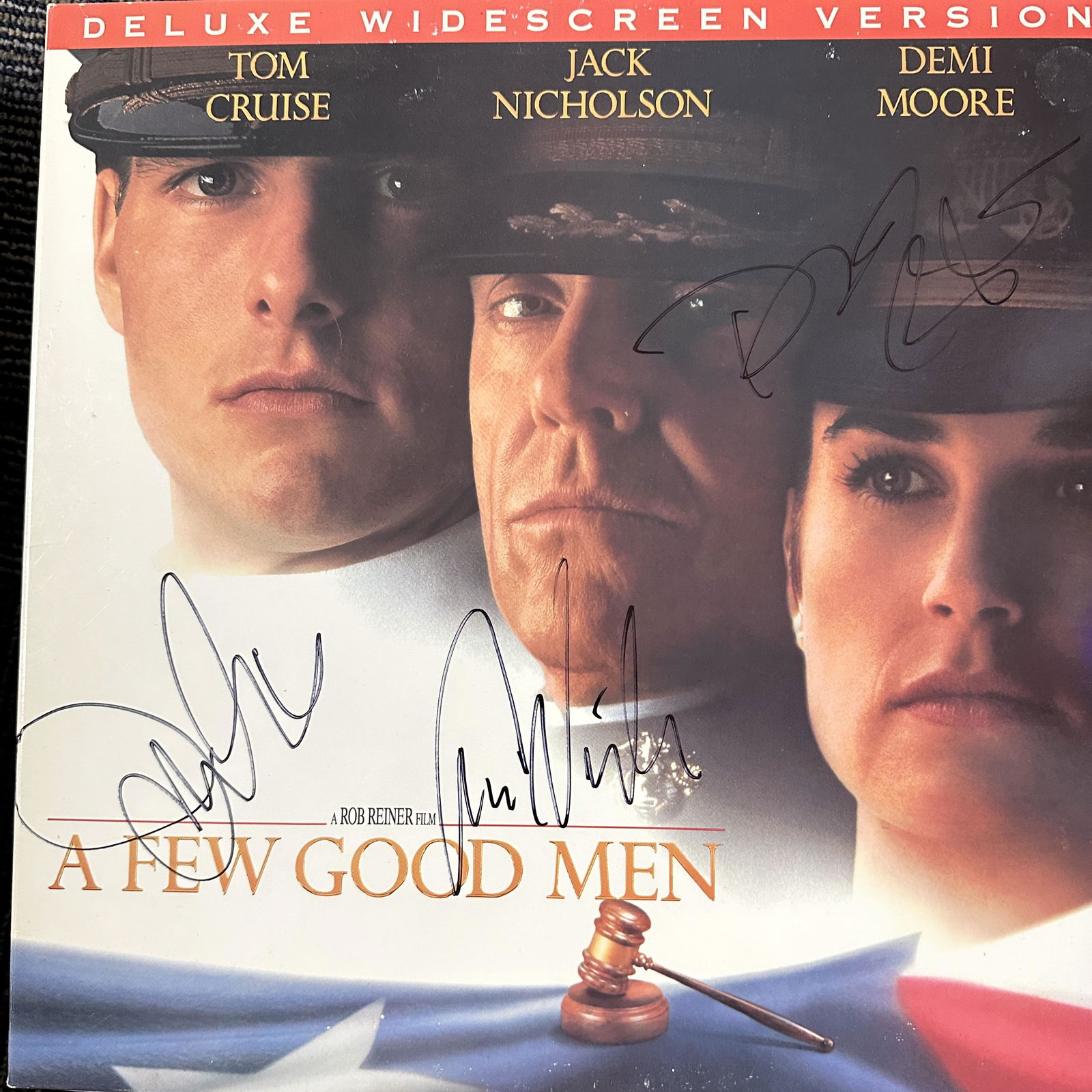 Few Good Men Autographed Laser Disc CRUISE MOORE NICHOLSON (1 of 1)