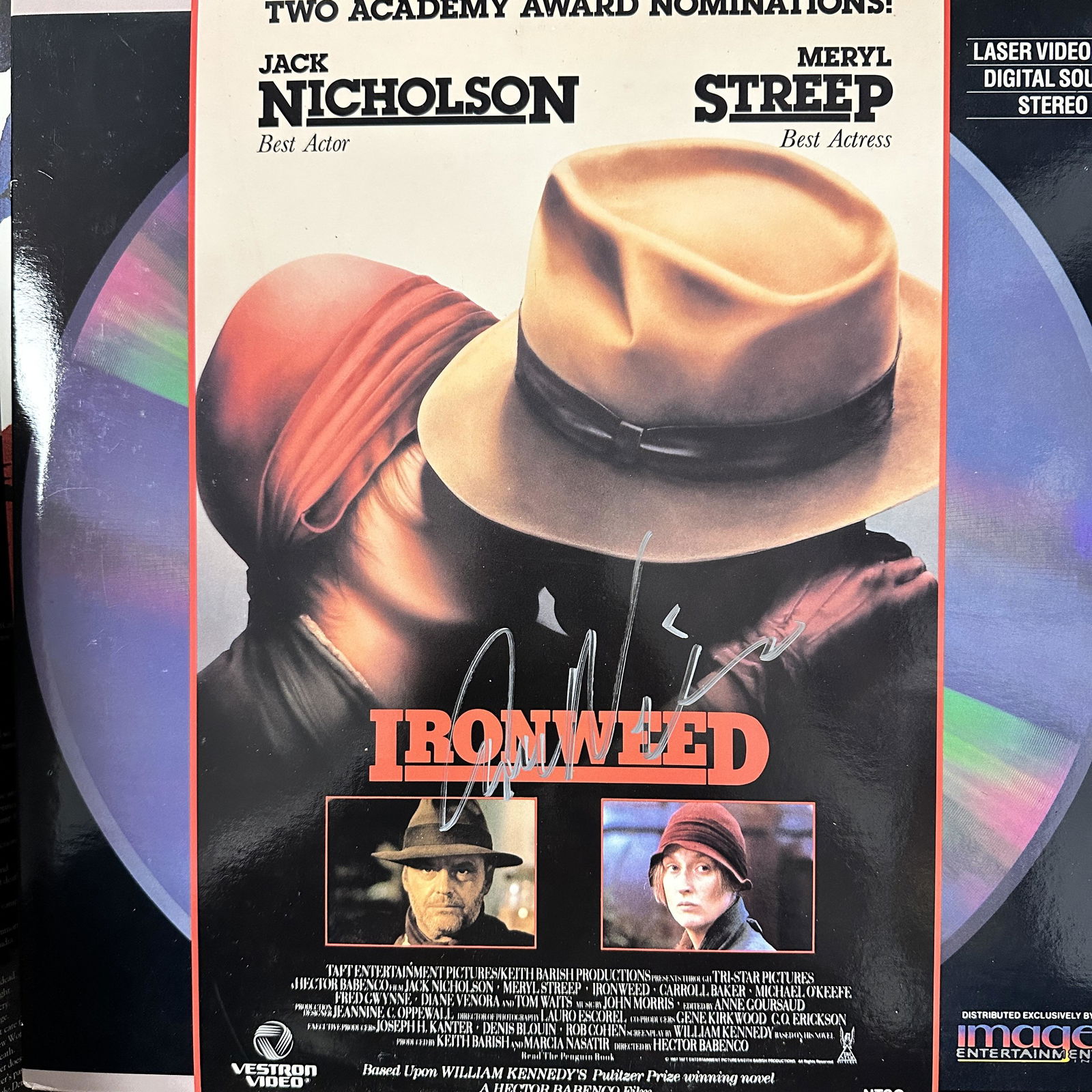 Jack Nicholson Autographed Laserdisc (1 of 1)