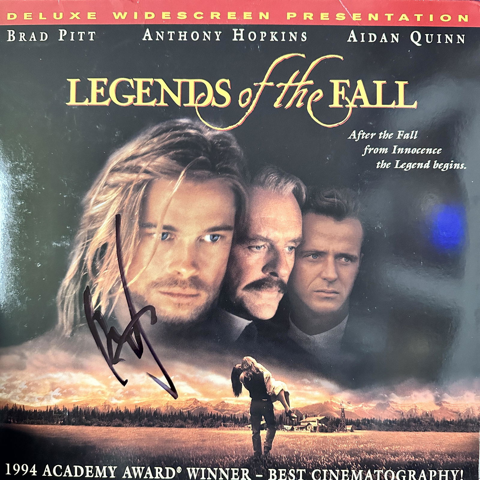 Brad Pitt Autographed LASERDISC (1 of 1)