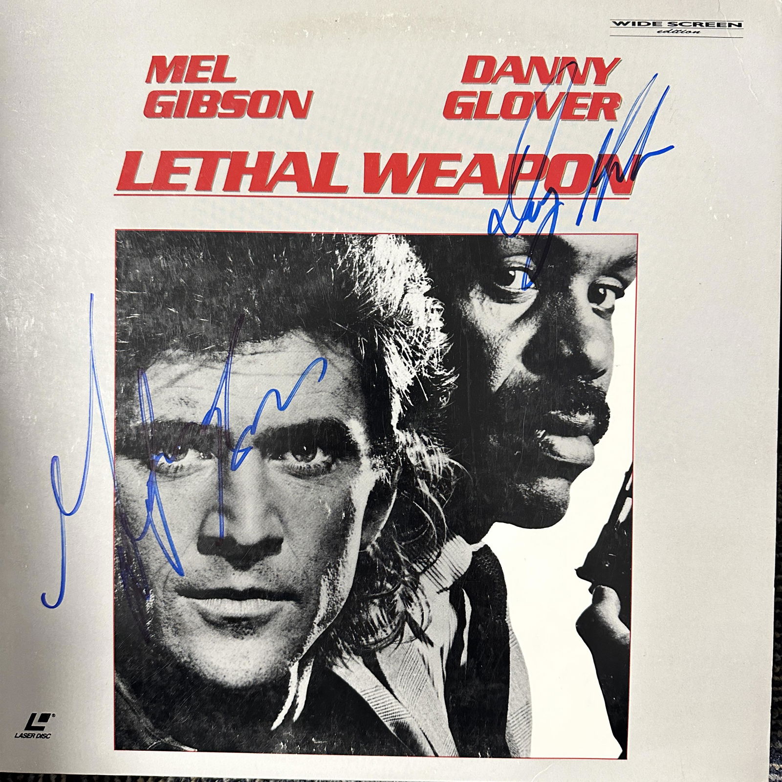 Mel Gibson Danny Glover Autographed LaserDisc (1 of 1)