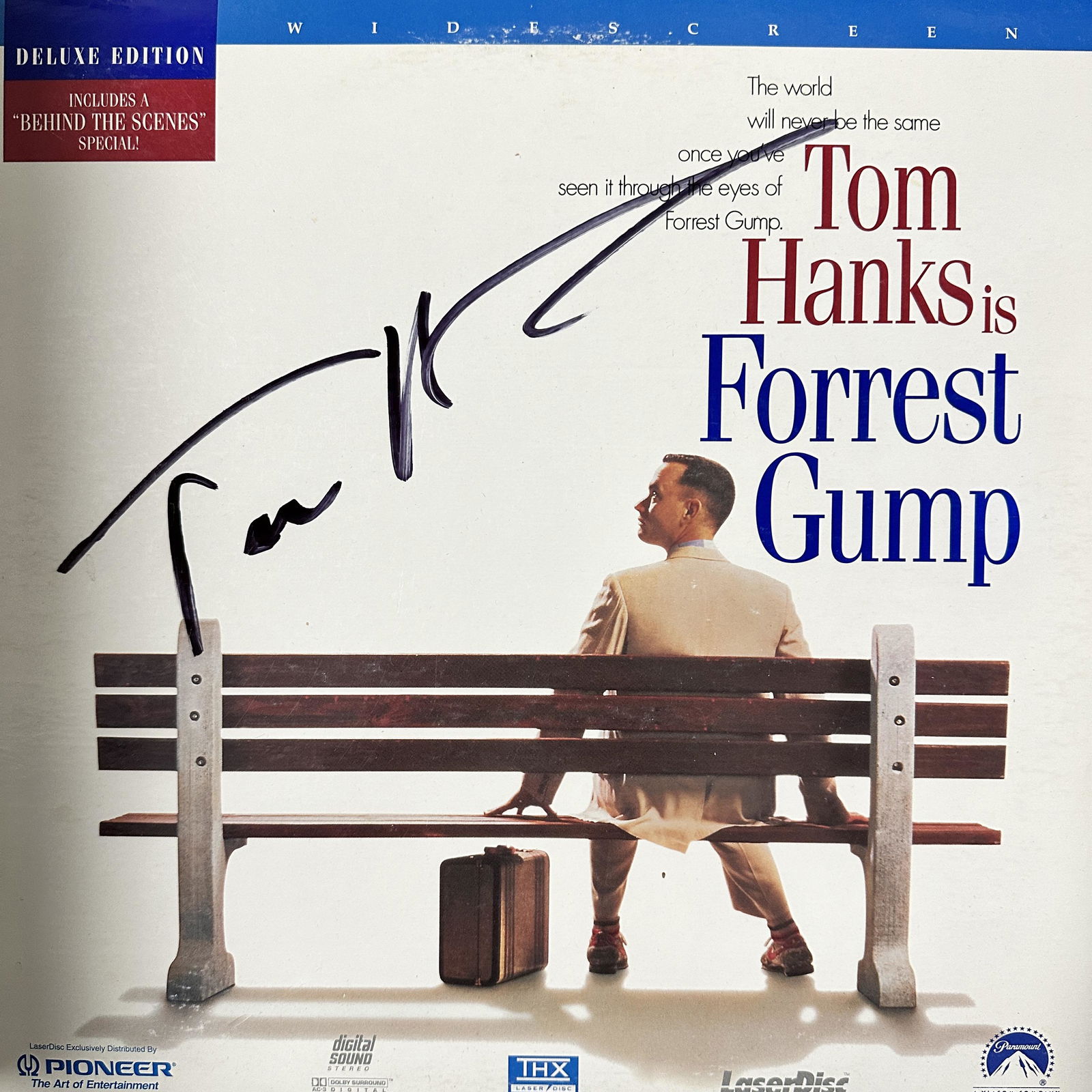 Tom Hanks Autographed Laserdisc (1 of 1)