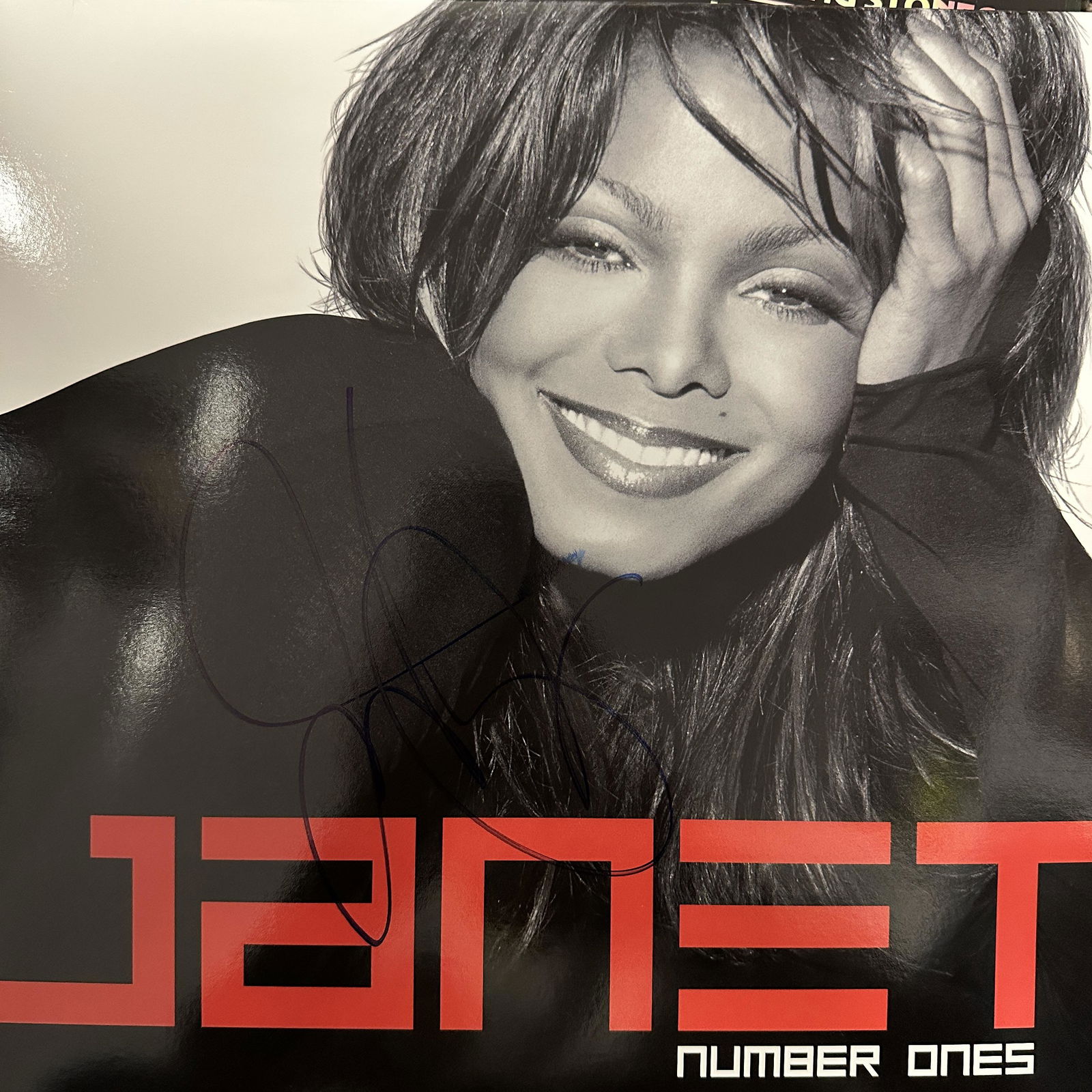 Janet Jackson Autographed ALBUM (1 of 1)