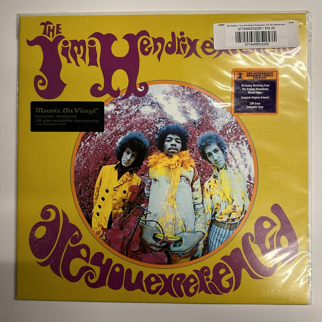 Jimi Hendrix - Are You Experienced? New Vinyl Record (1 of 1)