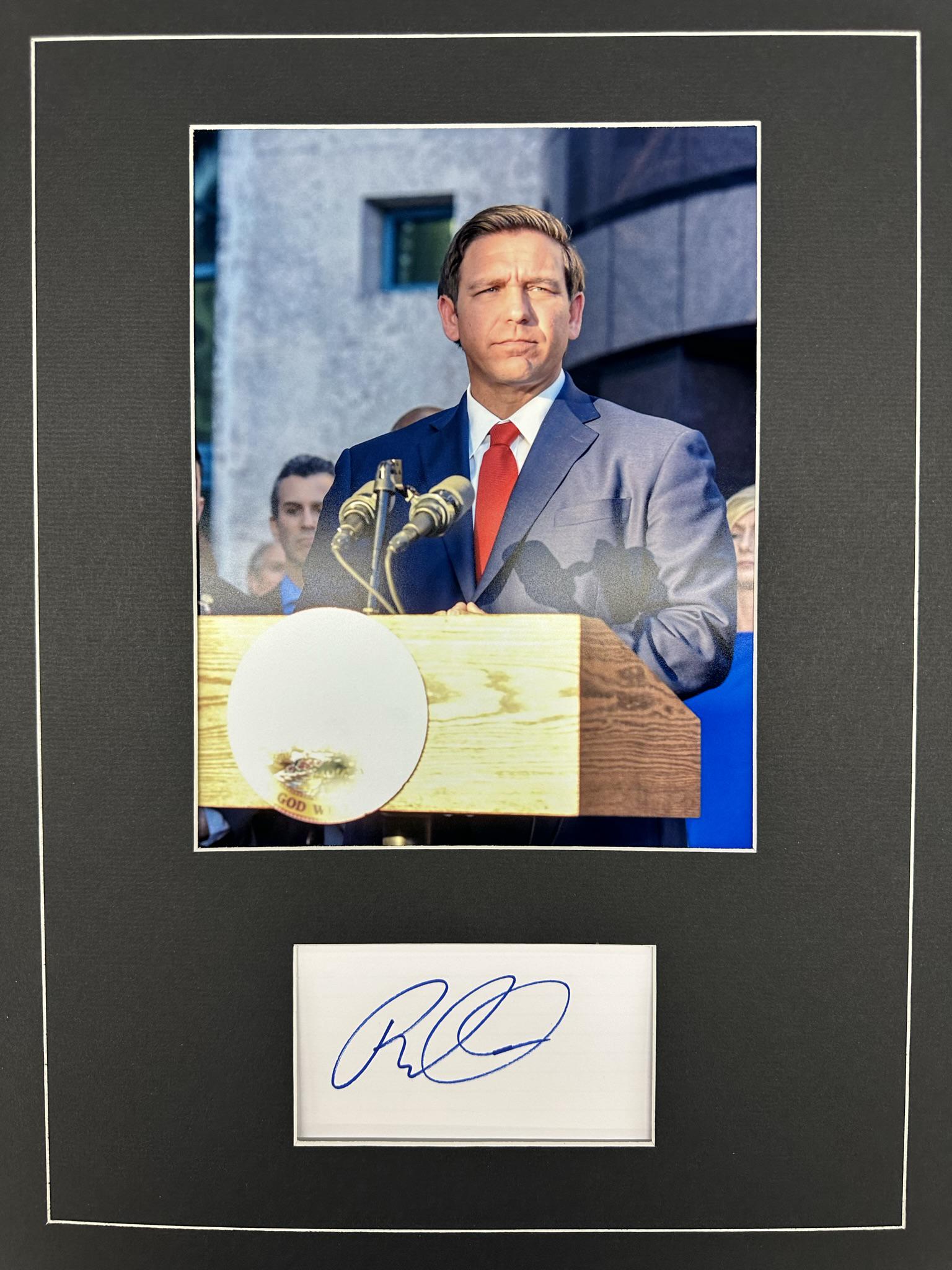 Romn DeSantis Autographed Display (1 of 1)