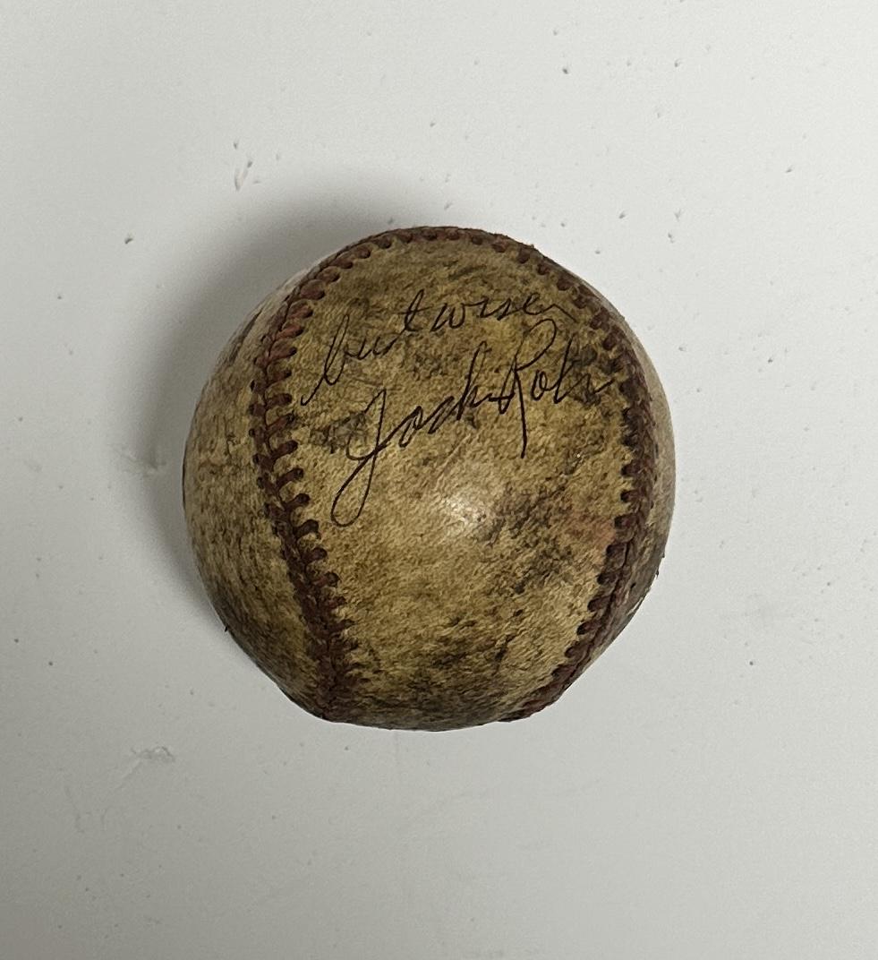 Jackie Robinson Autographed Baseball (1 of 1)
