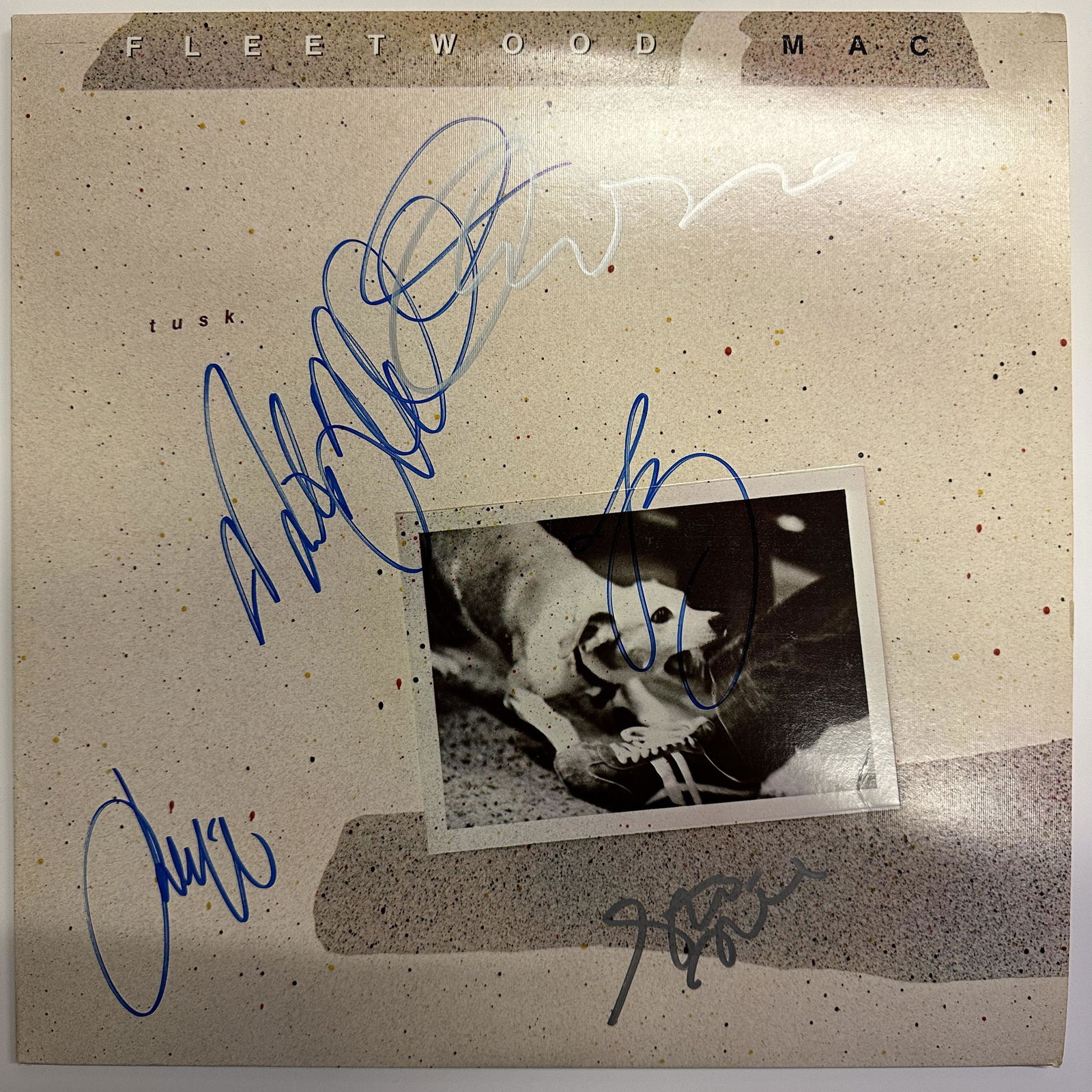 Fleetwood Mac Autographed Album Mick , Lindsay , John , Stevie , Christine (1 of 1)