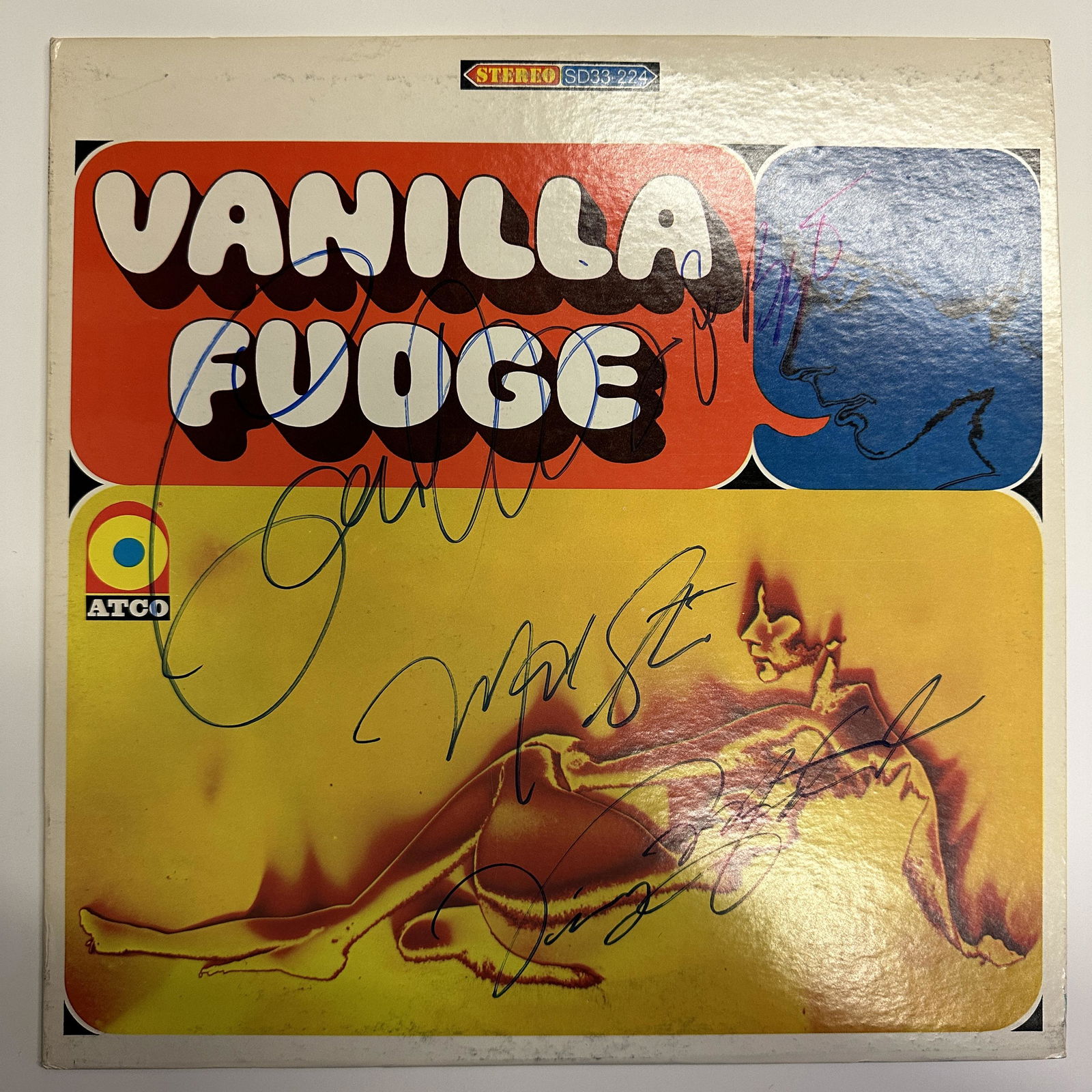 Vanilla Fudge Autographed Album Mark , Vince , Carmine , Tim (1 of 1)