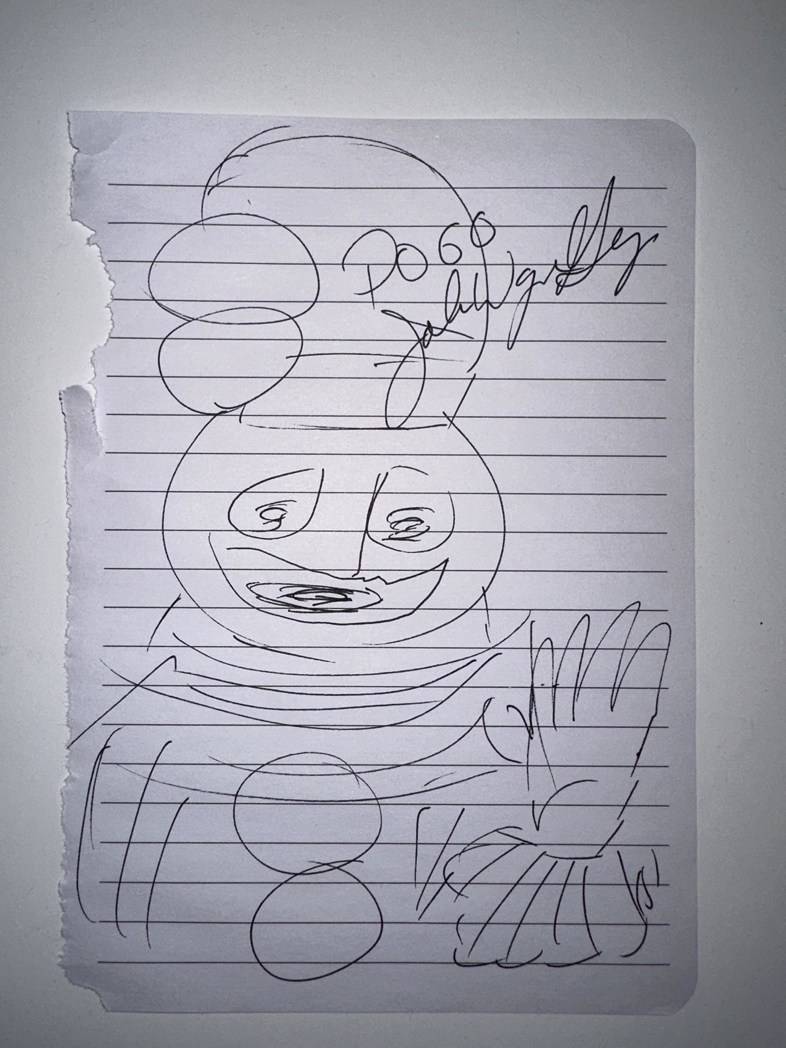 John Wayne Gacy Autographed Drawing (1 of 1)