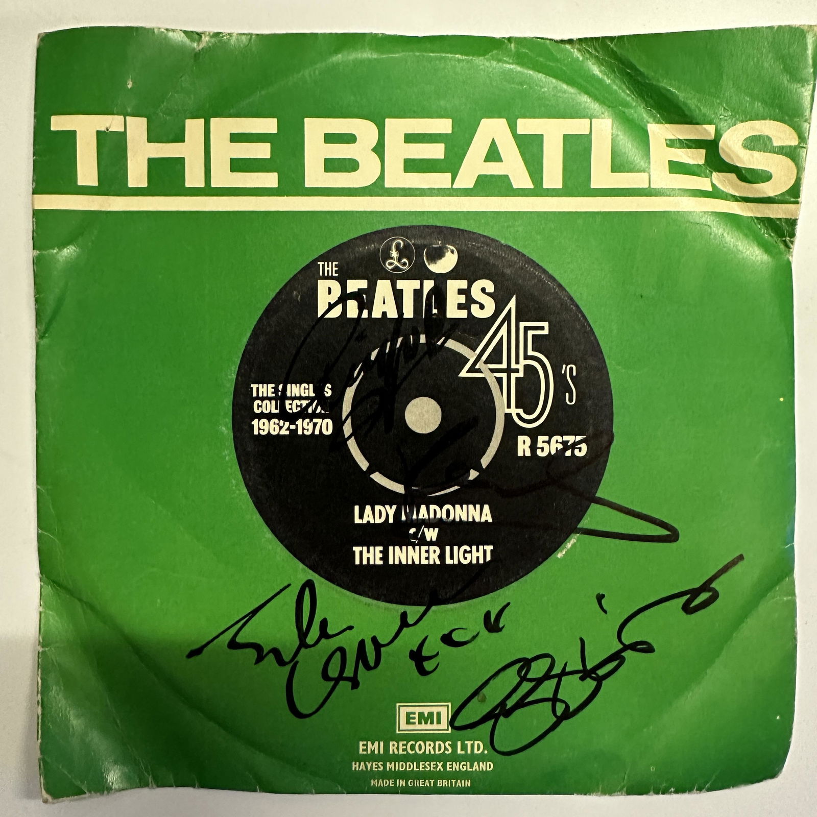 Beatles Autographed Album Signed By John , Paul , George , And Ringo (1 of 1)