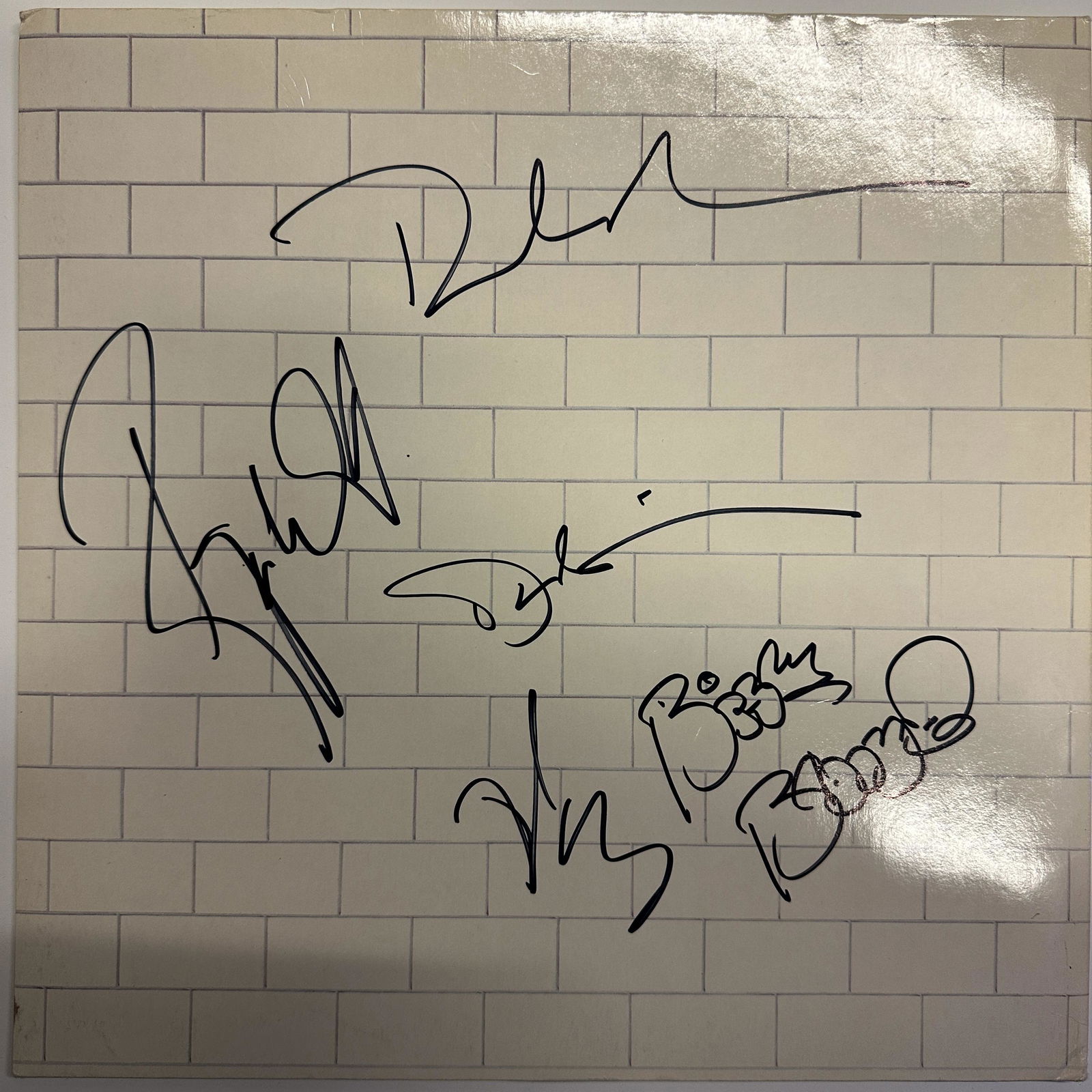 Pink Floyd Autographed Album Signed By David , Roger , Richard , And Nick (1 of 1)