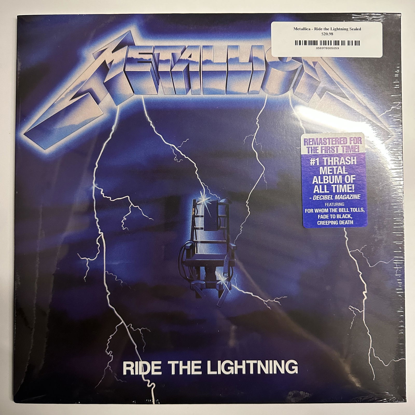 Metallica - Ride The Lightning New Vinyl Record (1 of 1)