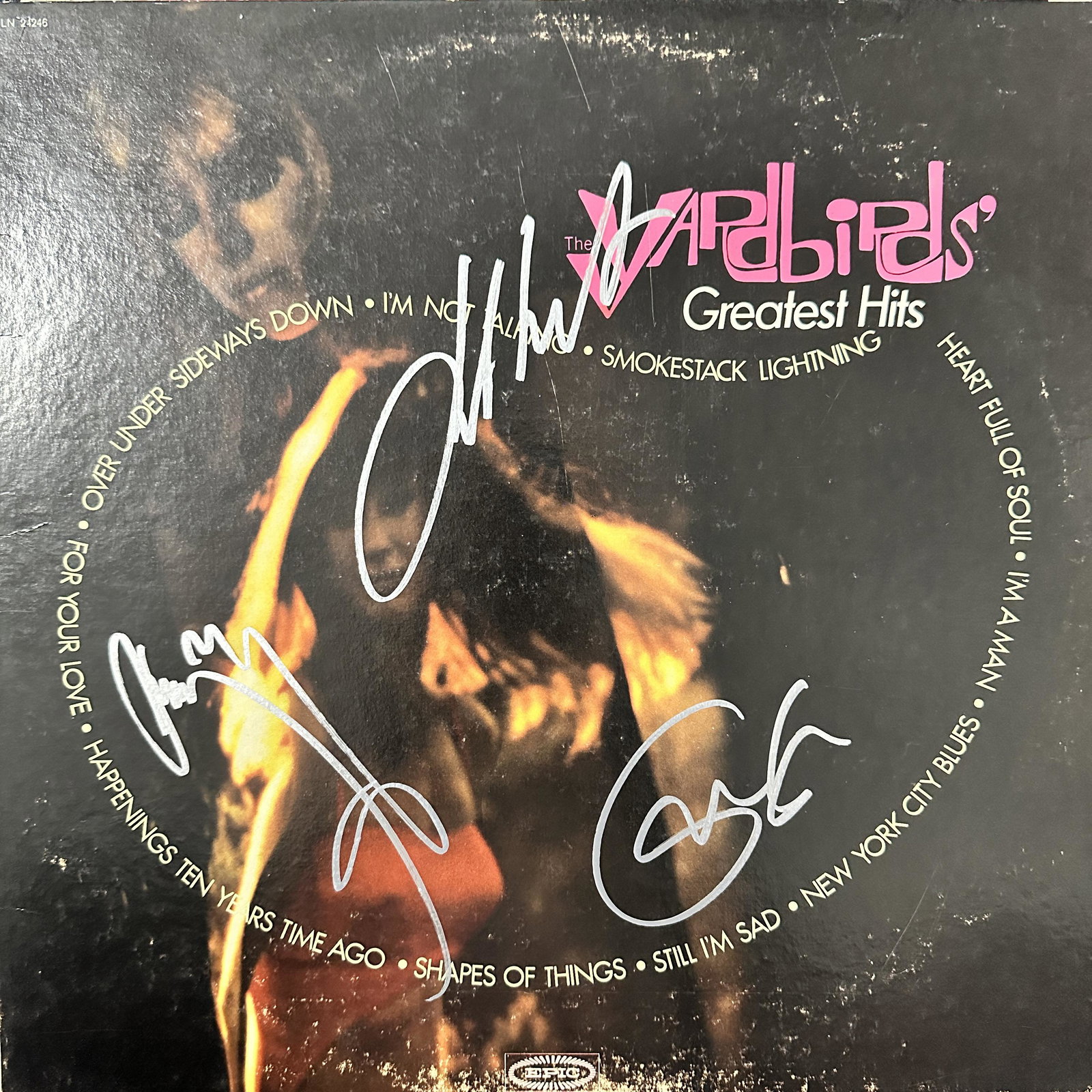 PAGE CLAPTON BECK Autographed Album (1 of 1)