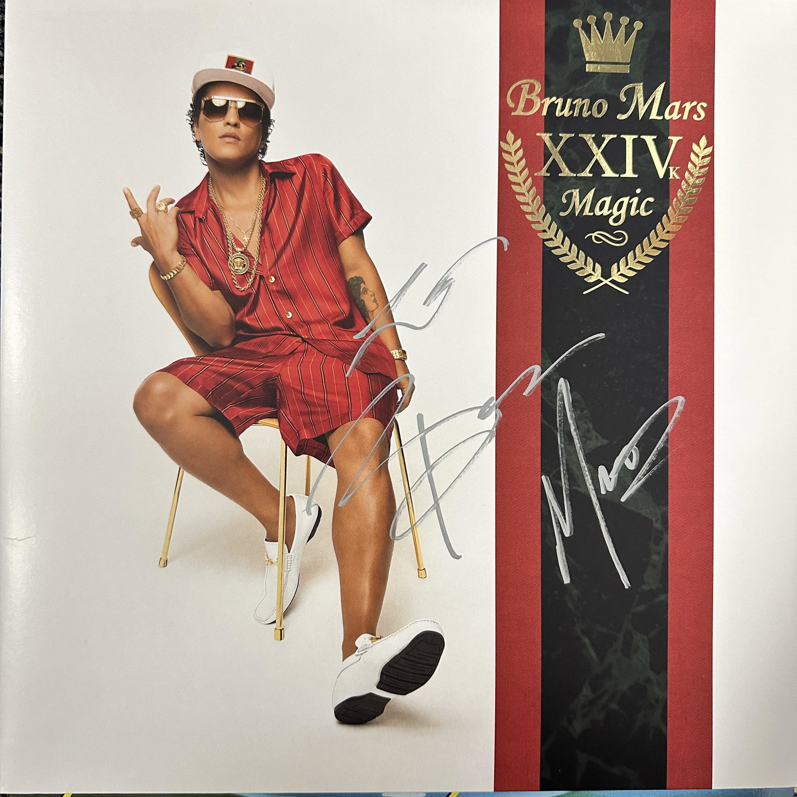 Bruno Mars Autographed ALBUM (1 of 1)