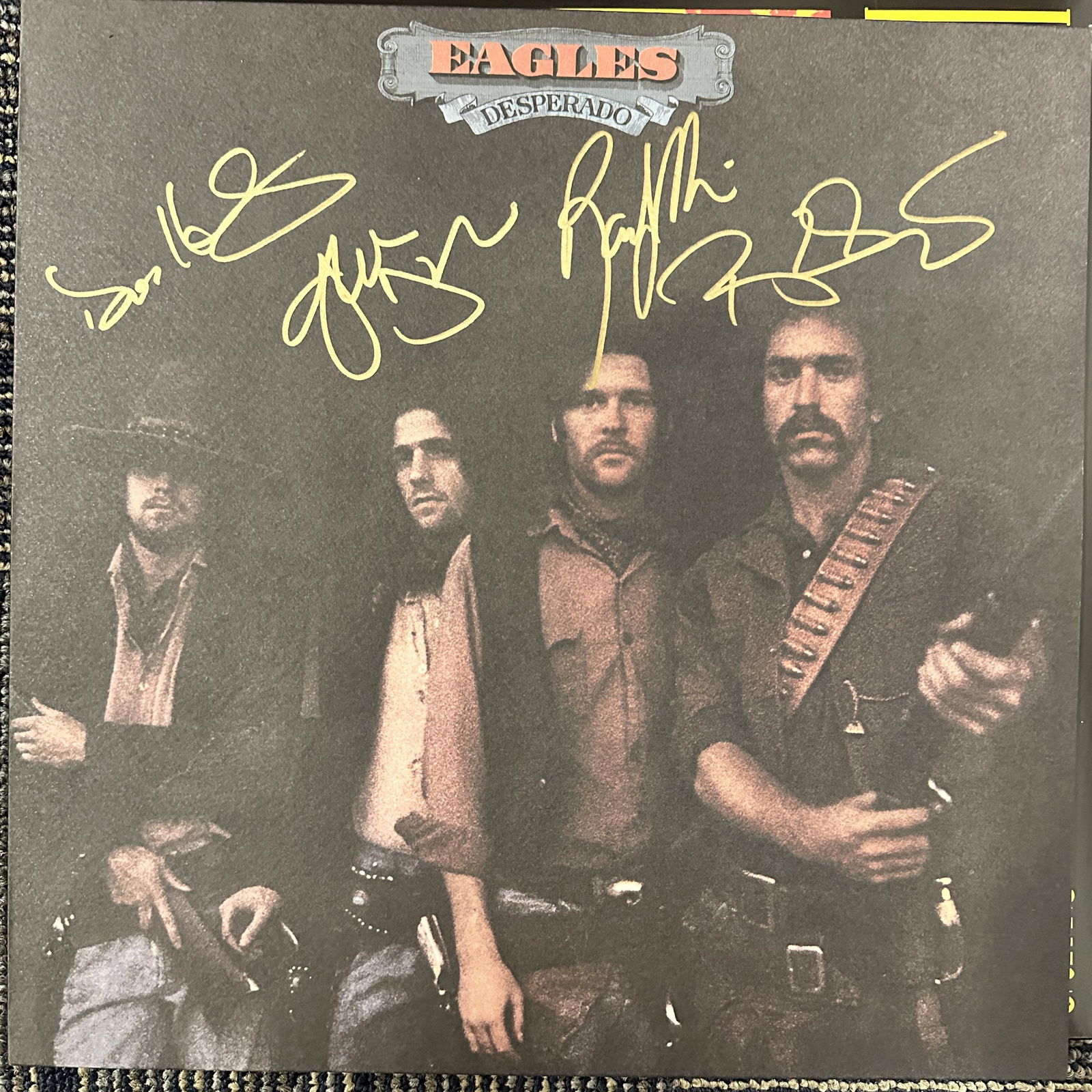 The Eagles AUTOGRAPHED Album All RANDY BERNIE DON GLENN (1 of 1)