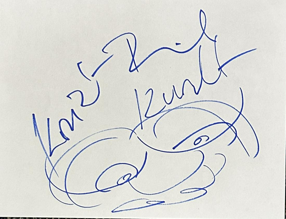 Kurt COBAIN Autographed Artwork (1 of 1)