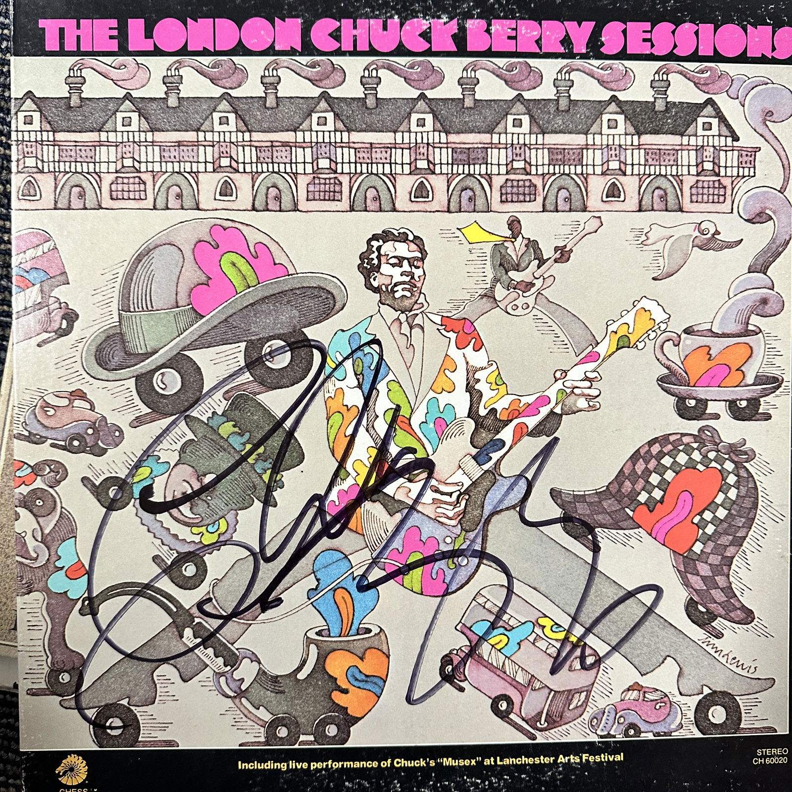 Chuck Berry Autographed Album (1 of 1)
