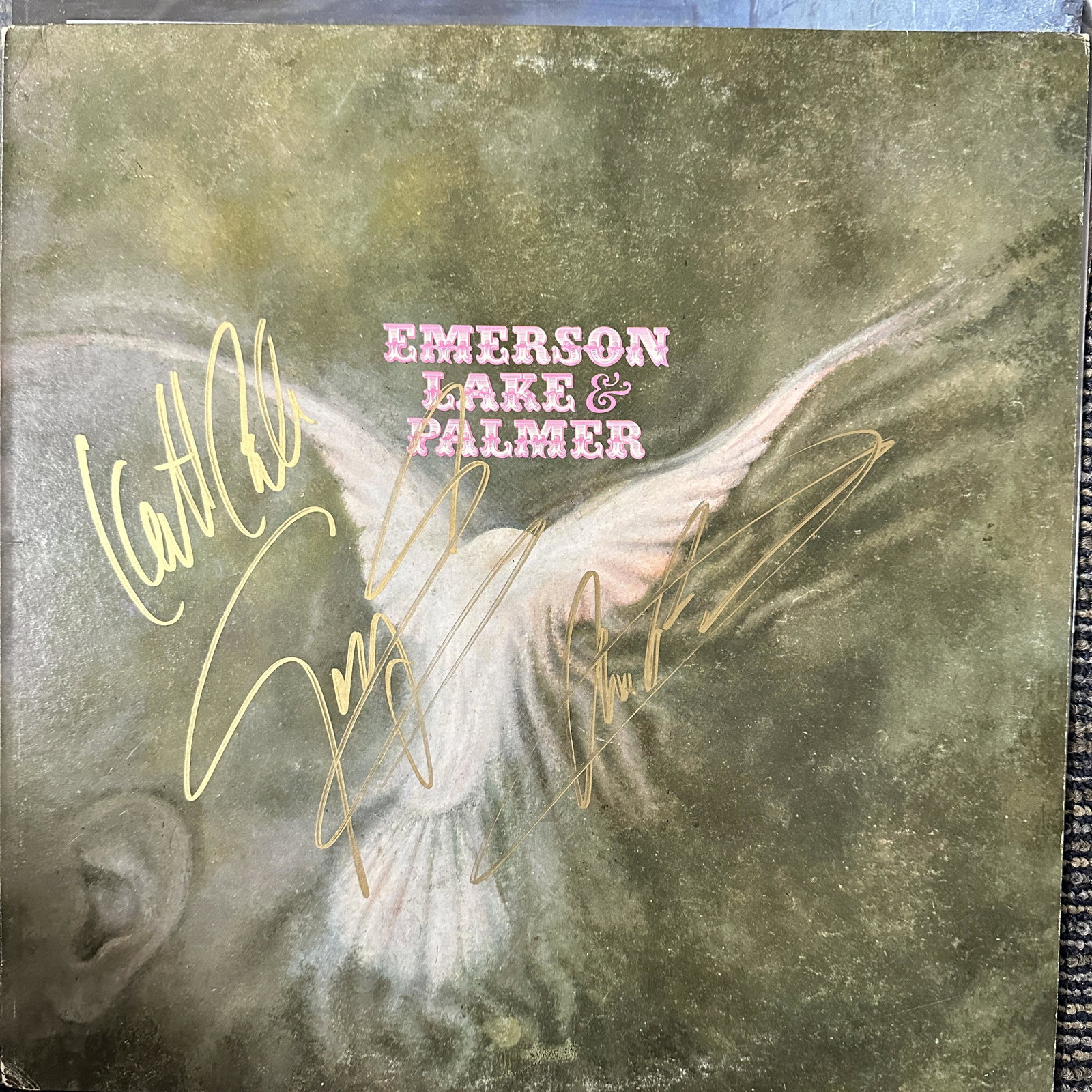 Emerson Lake and Palmer Autographed ALBUM: Displays are not framed, and can be framed for a cost. Framed items will state they are framed in the name of the item. All signed items come with a COA. Ask any and all questions BEFORE bidding. Sign