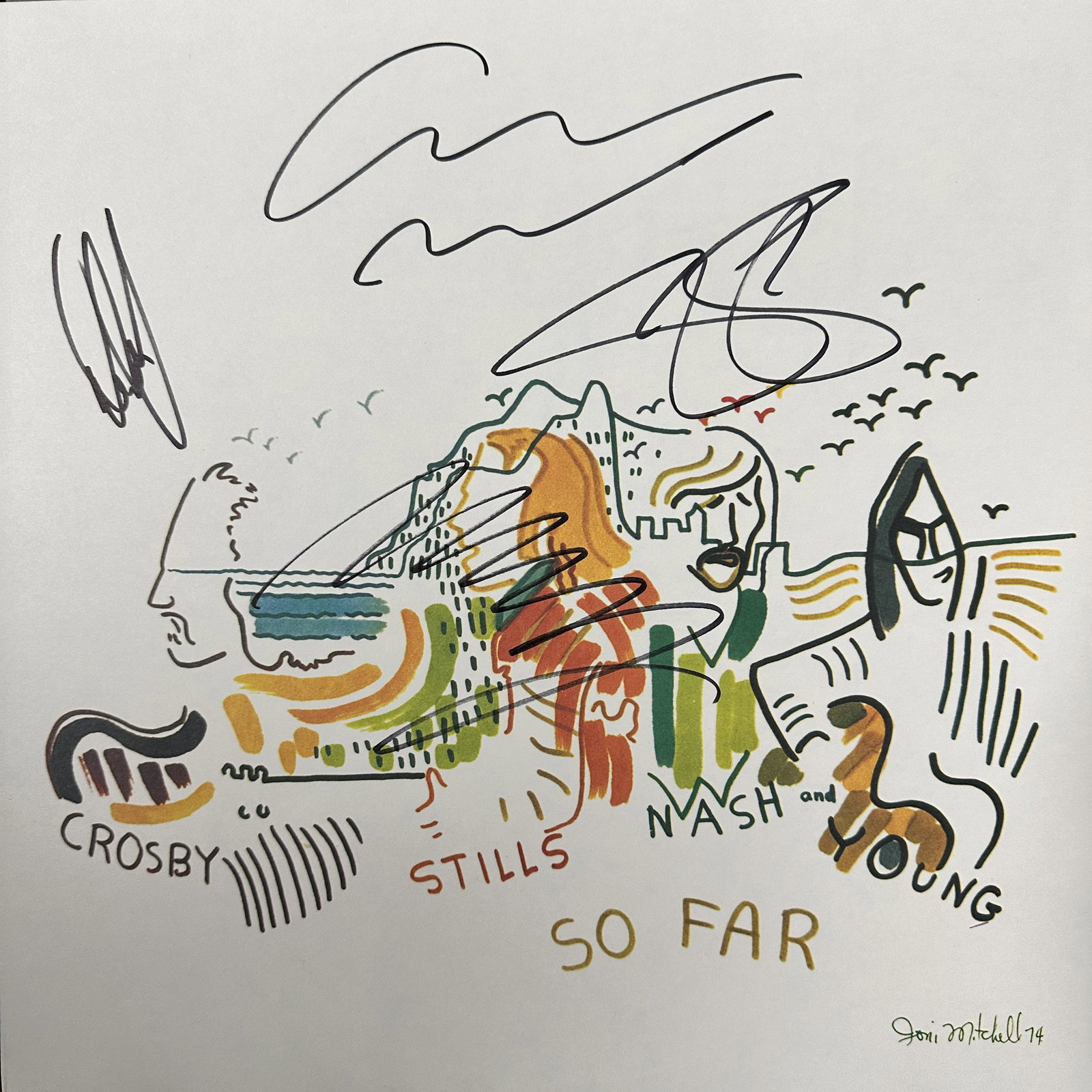 CSNY Autographed Album (1 of 1)