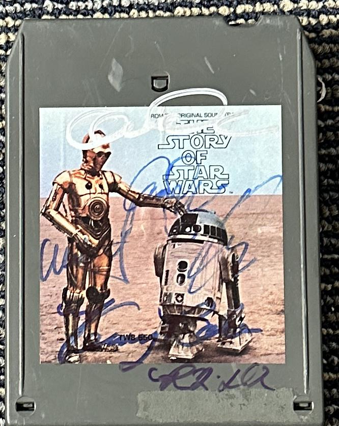 Star Wars Autographed 8 Track! FORD HAMILL FISHER DANIELS BAKER (1 of 1)