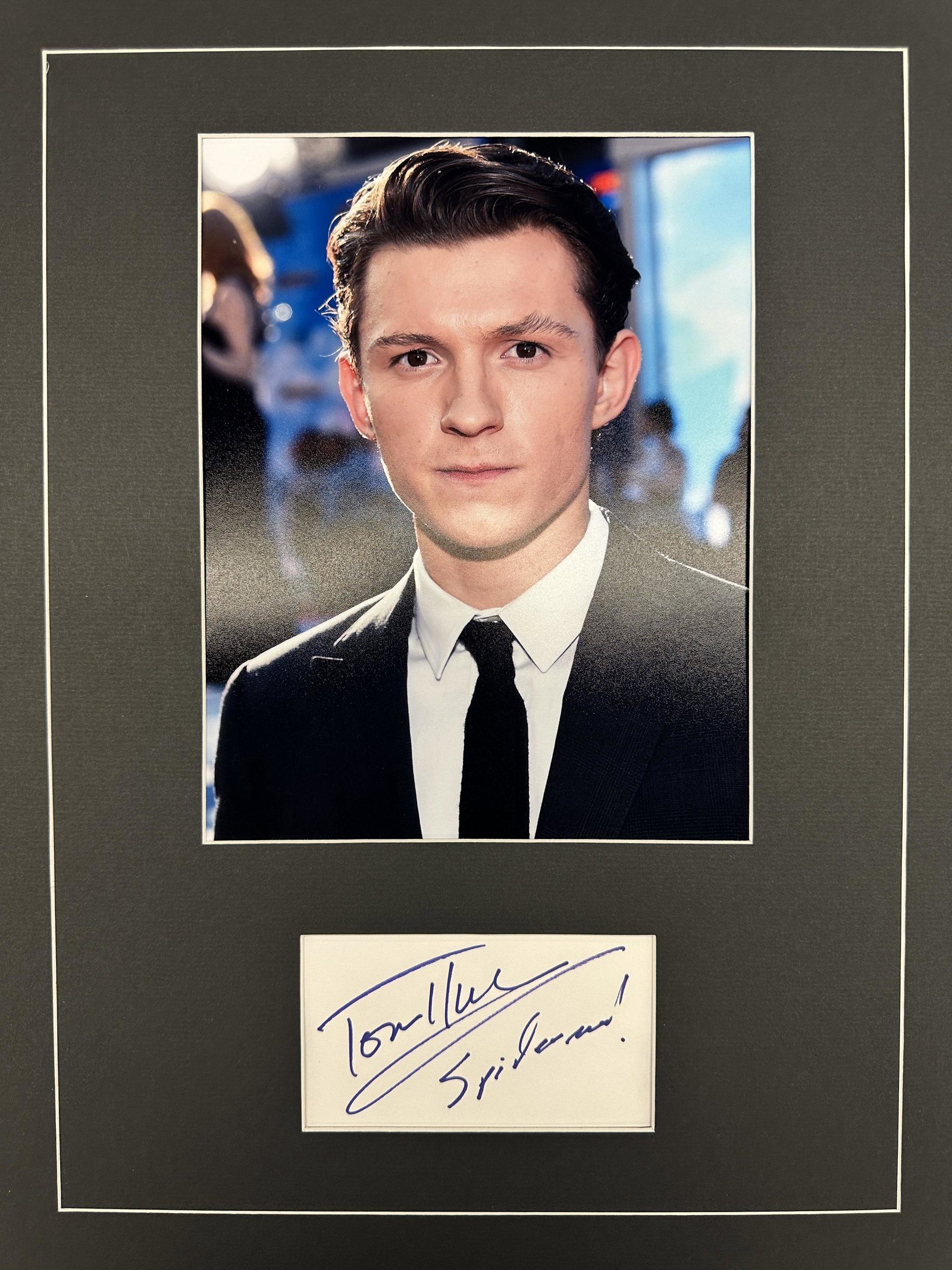 Tom Holland Autographed Display (1 of 1)
