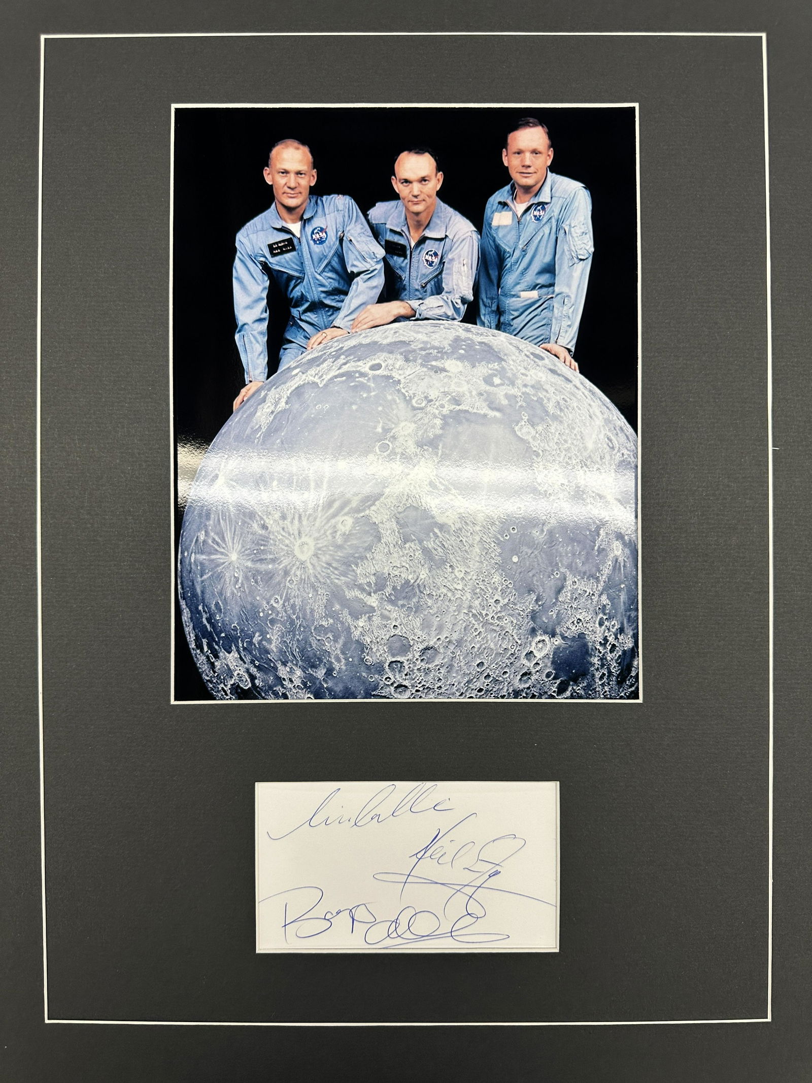 Apollo 11 Crew Autographed Display (1 of 1)