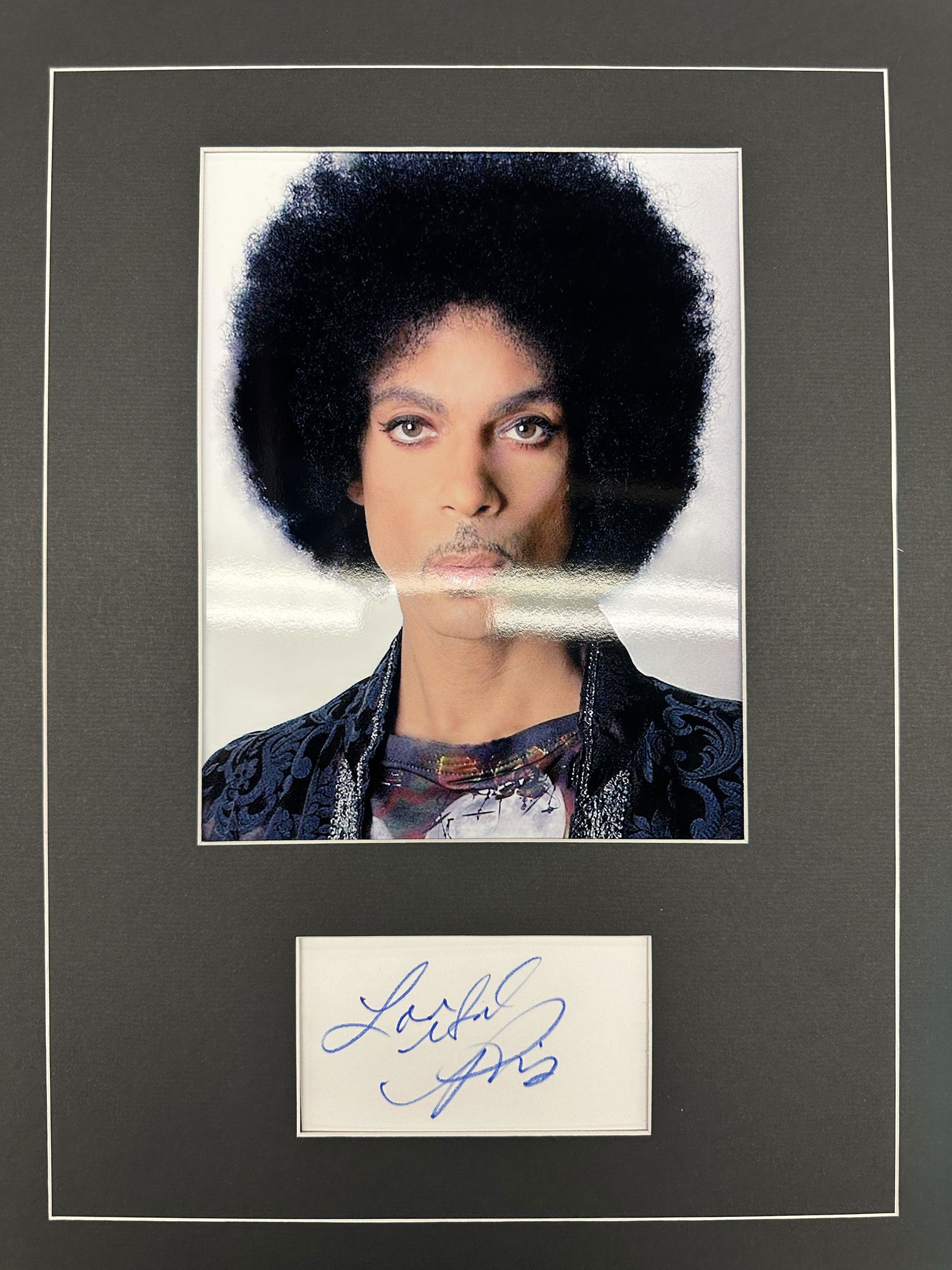 Prince Autographed Display (1 of 1)