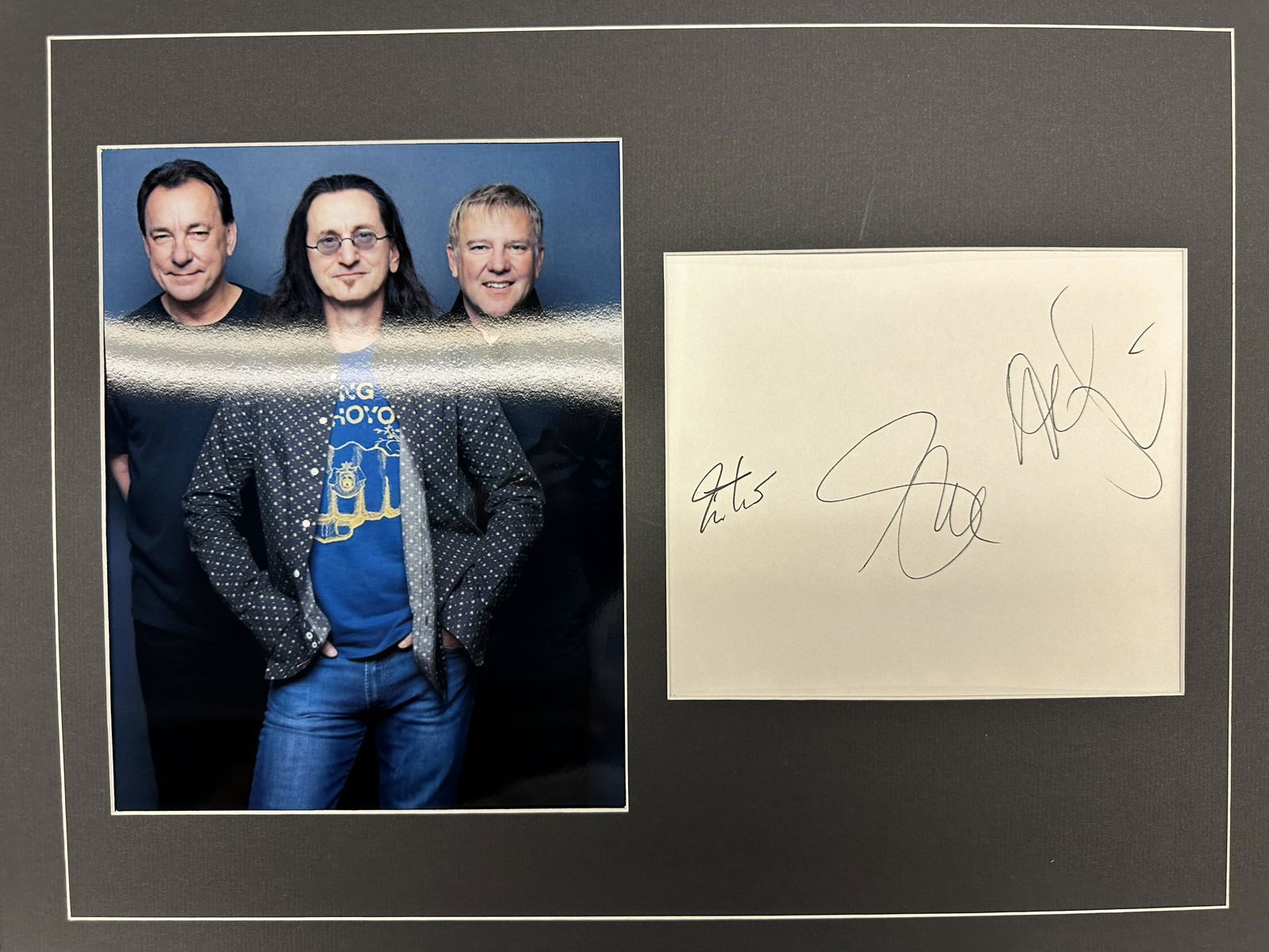 Rush Autographed Display (1 of 1)