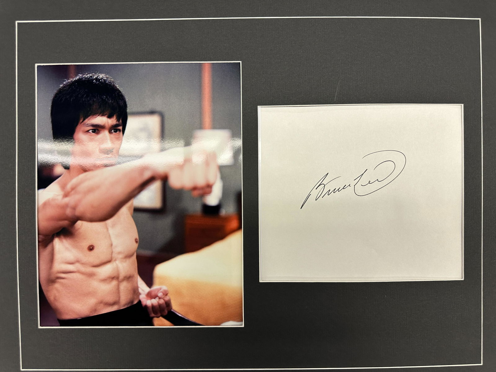 Bruce Lee Autographed Display (1 of 1)