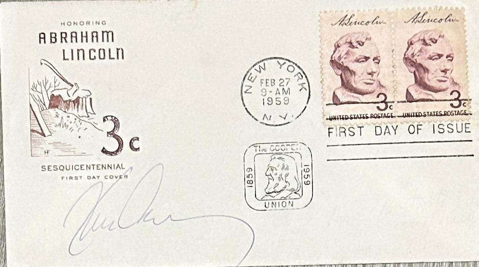 John F. Kennedy Autographed FDC (1 of 1)