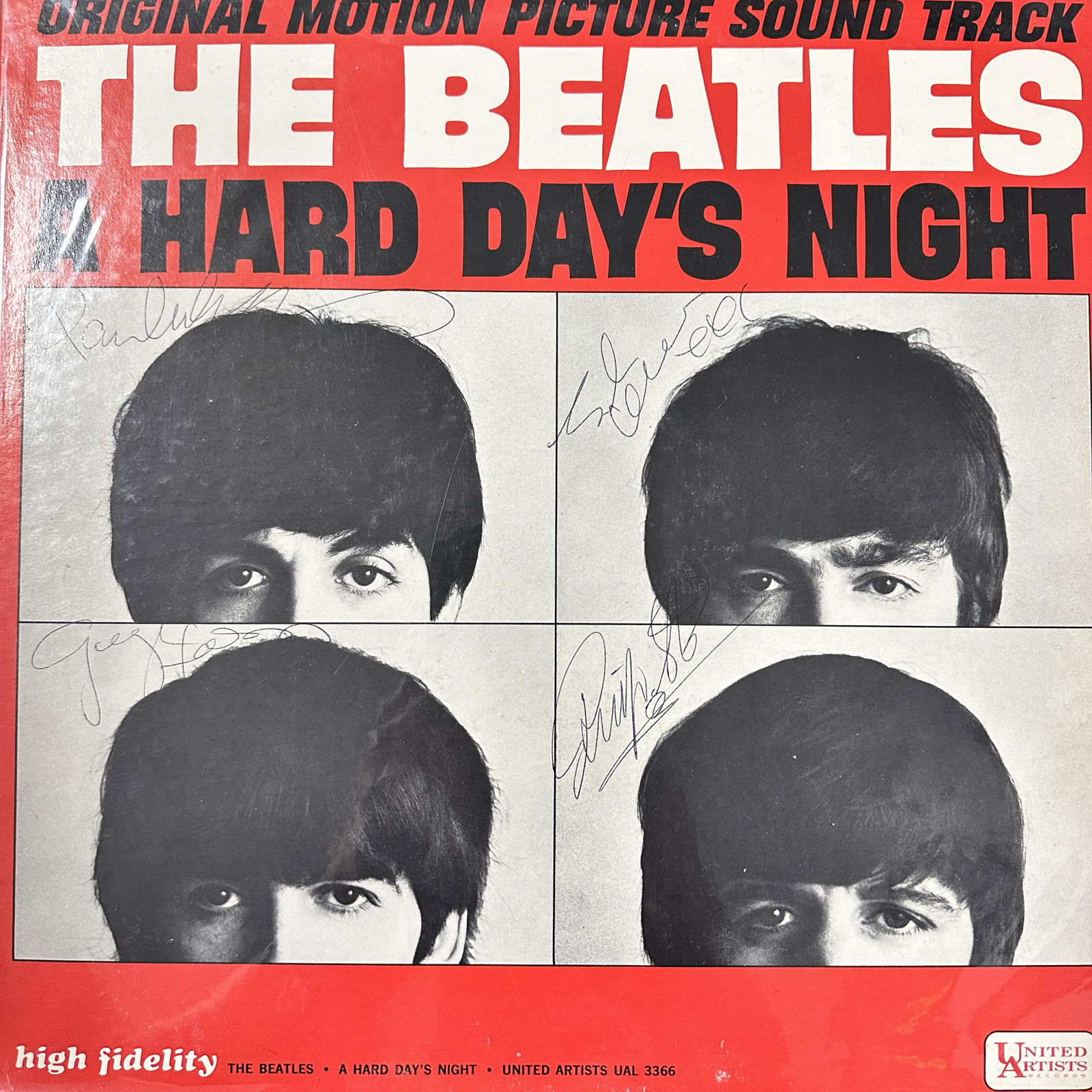 The Beatles Autographed Album All 4 LENNON (1 of 1)