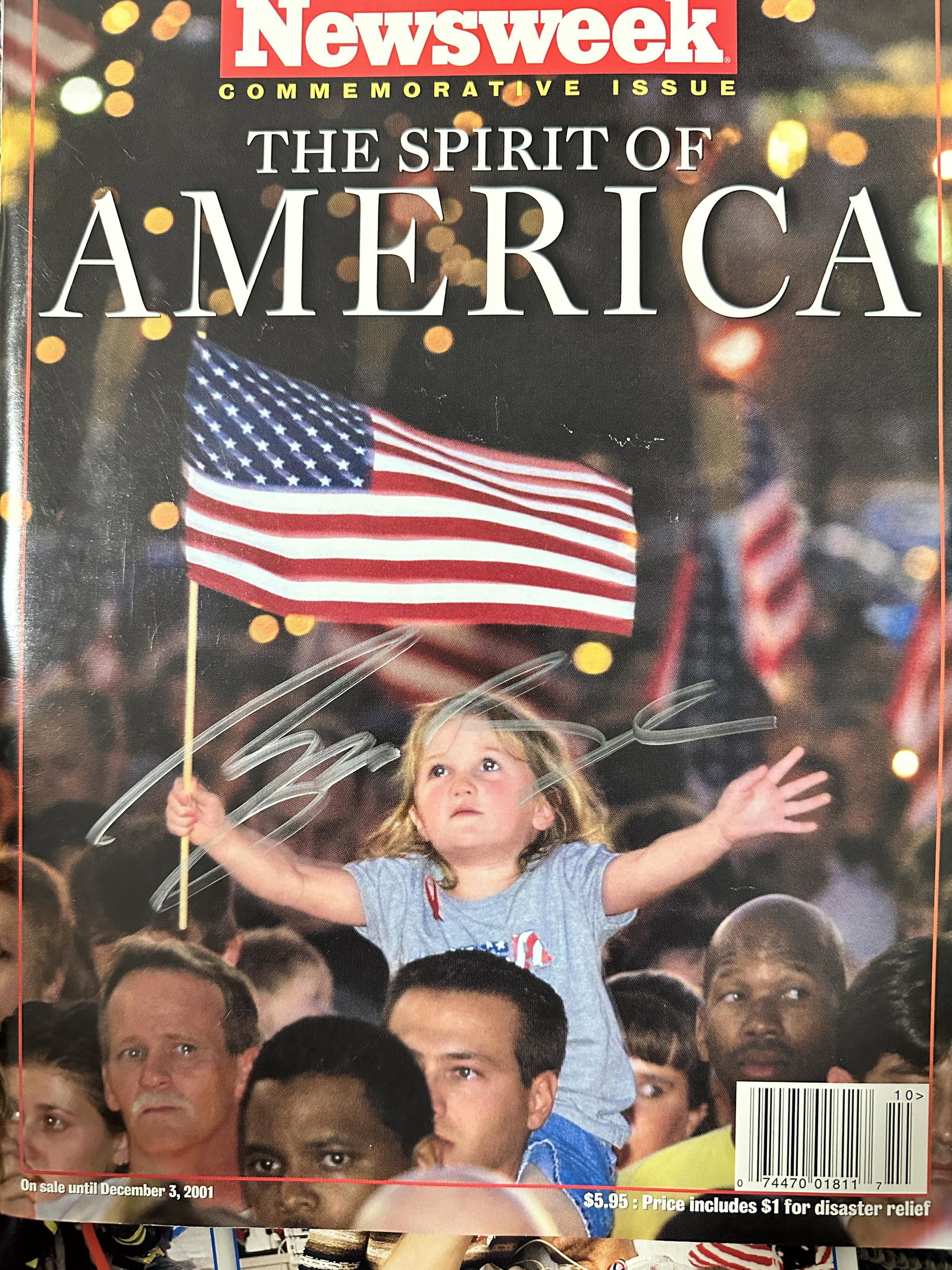 George Bush Autographed Magazine (1 of 1)