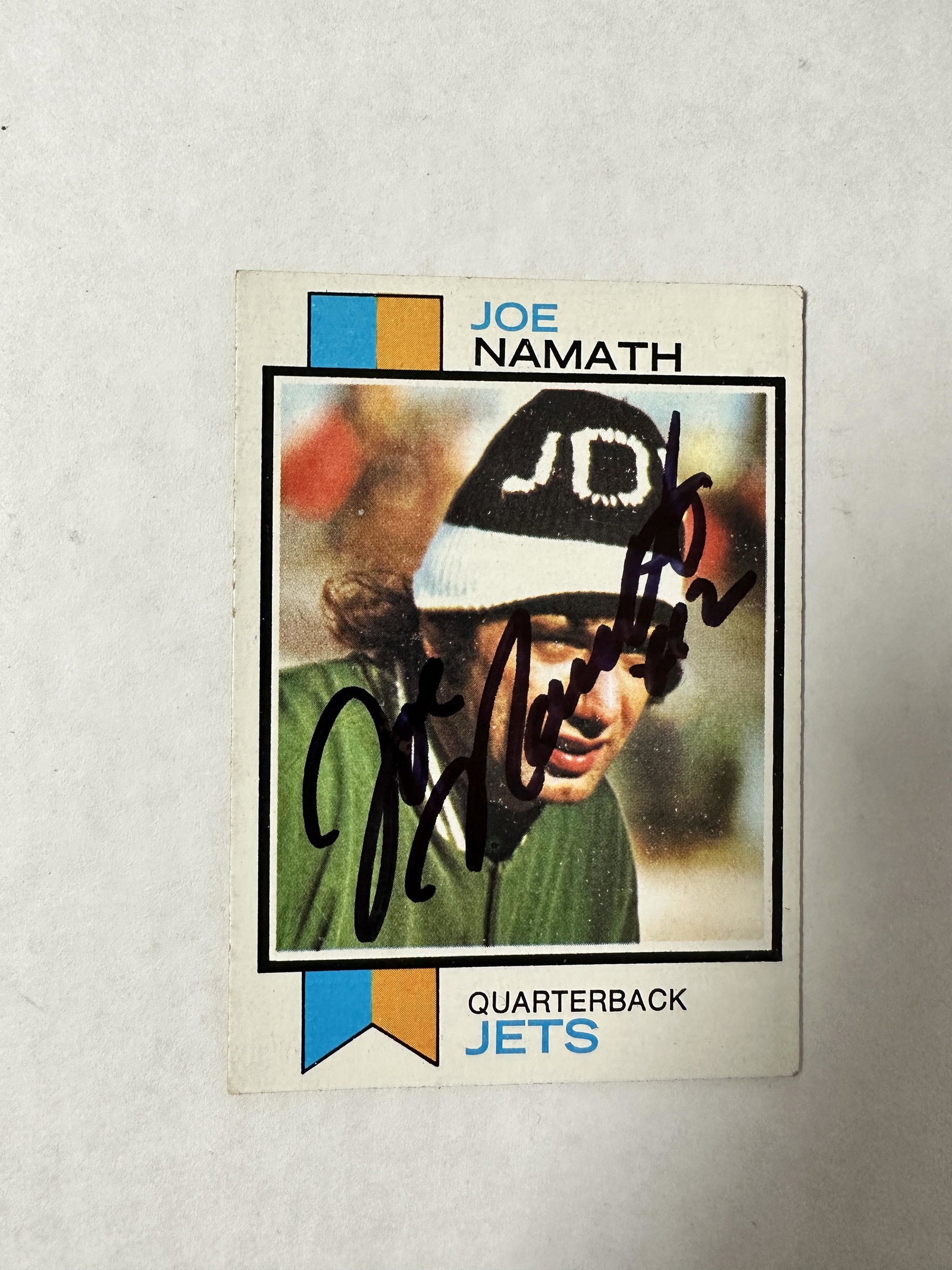 Joe Namath Autographed Card (1 of 1)