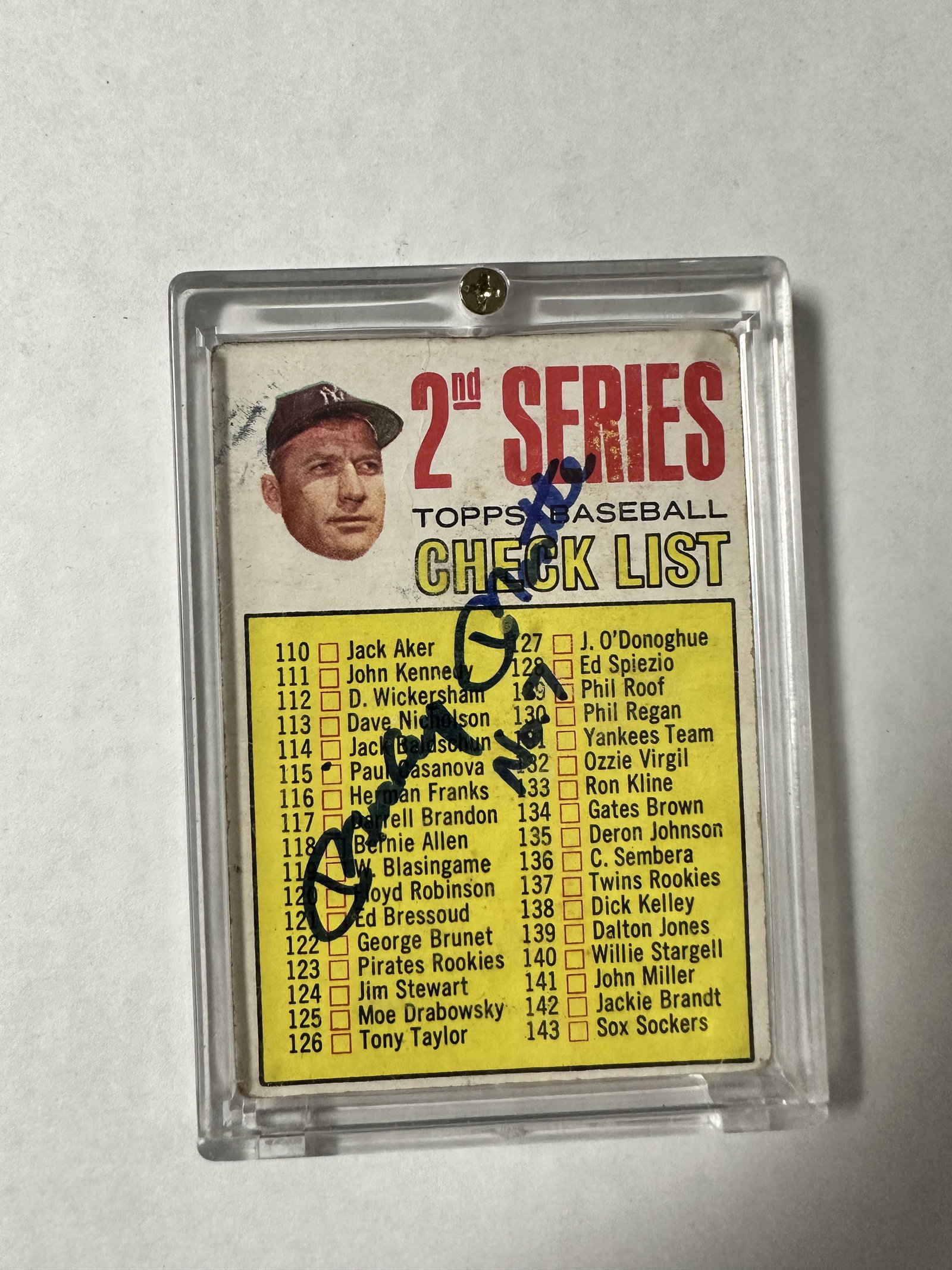 Mickey Mantle Autographed CARD (1 of 1)