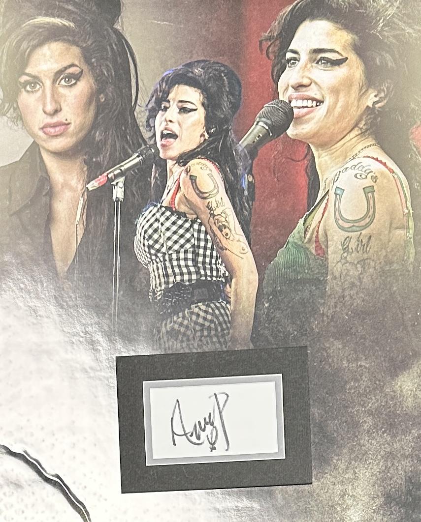 Amy Winehouse Autographed Display (1 of 1)