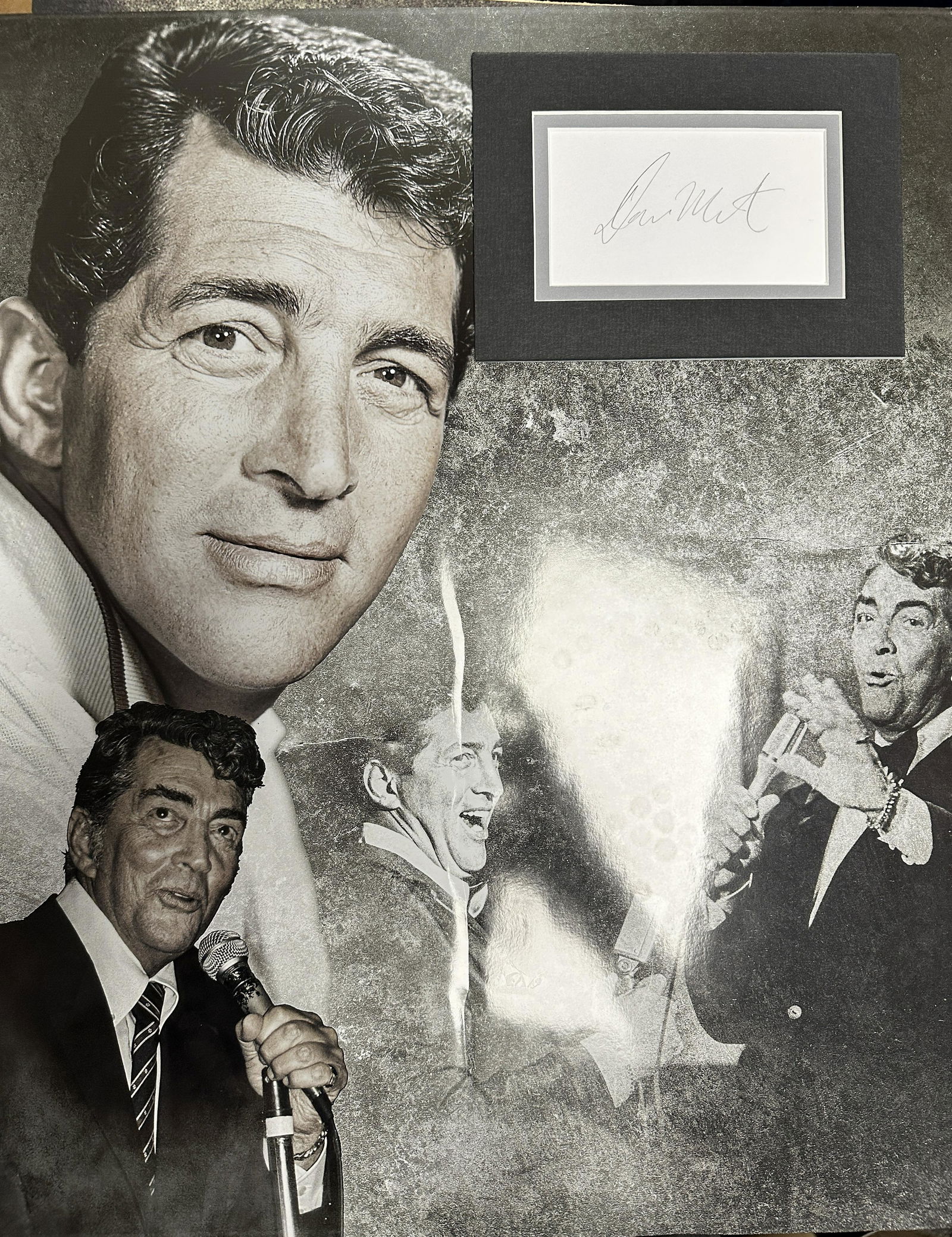 Dean Martin Autographed Display (1 of 1)