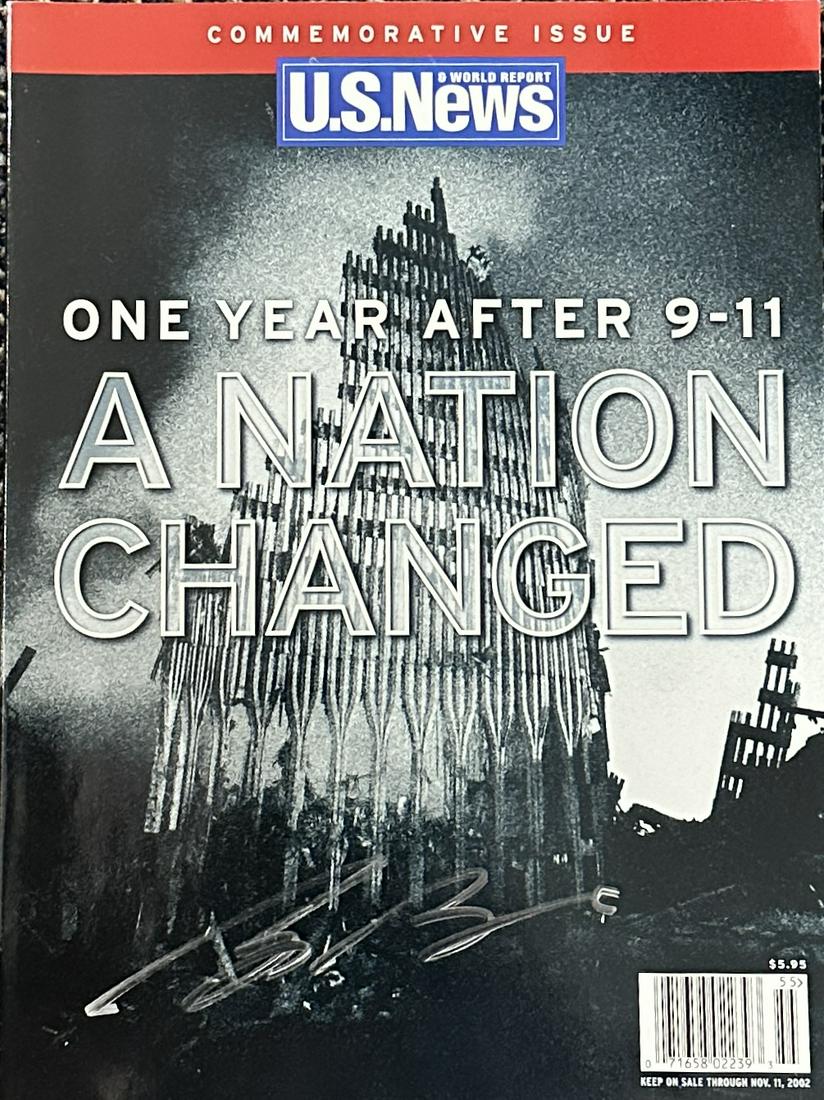 George Bush Autographed Magazine (1 of 1)