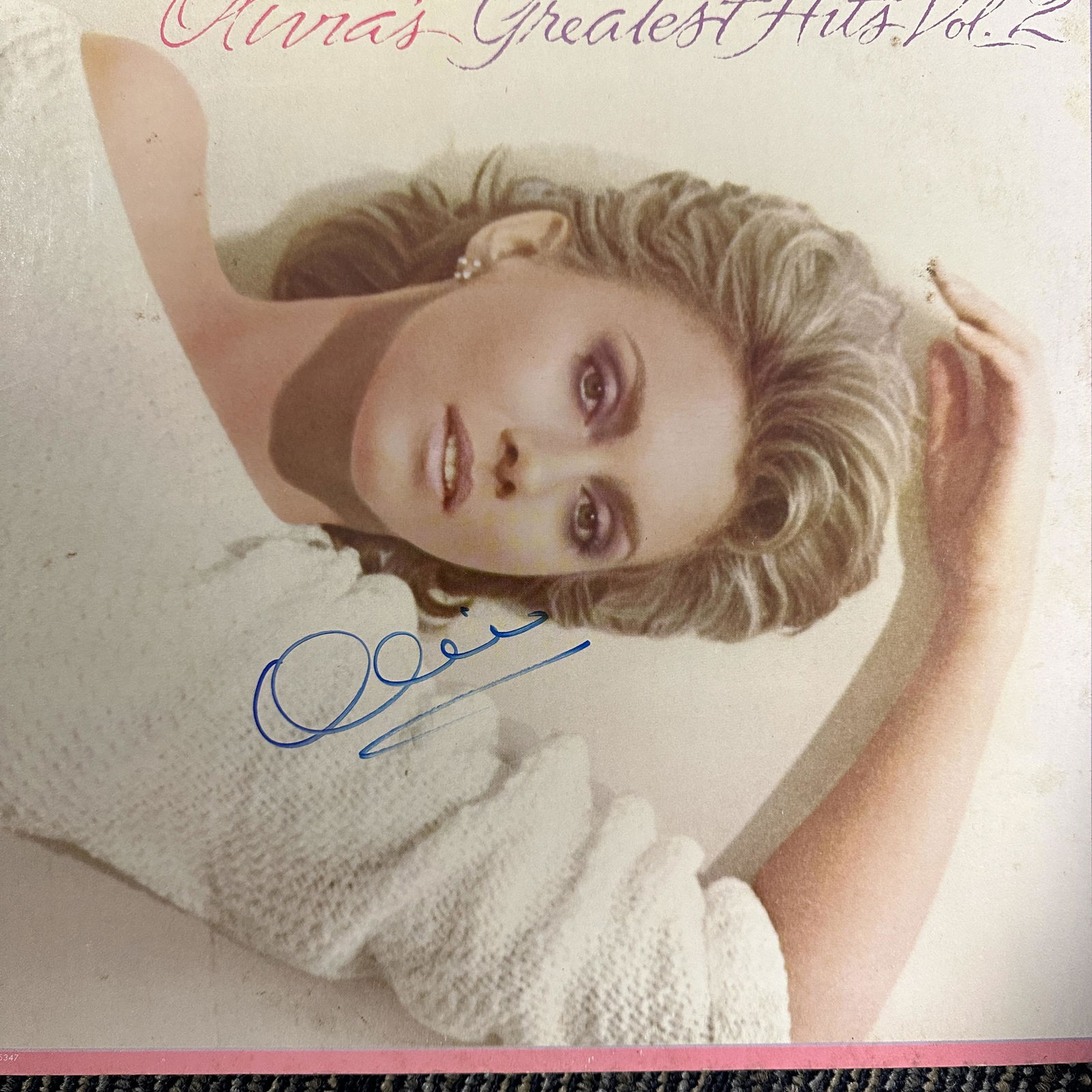 Olivia Newton John Autographed ALBUM (1 of 1)