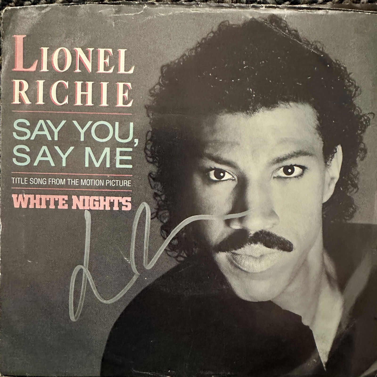 Lionel Richie Autographed 7" Single (1 of 1)