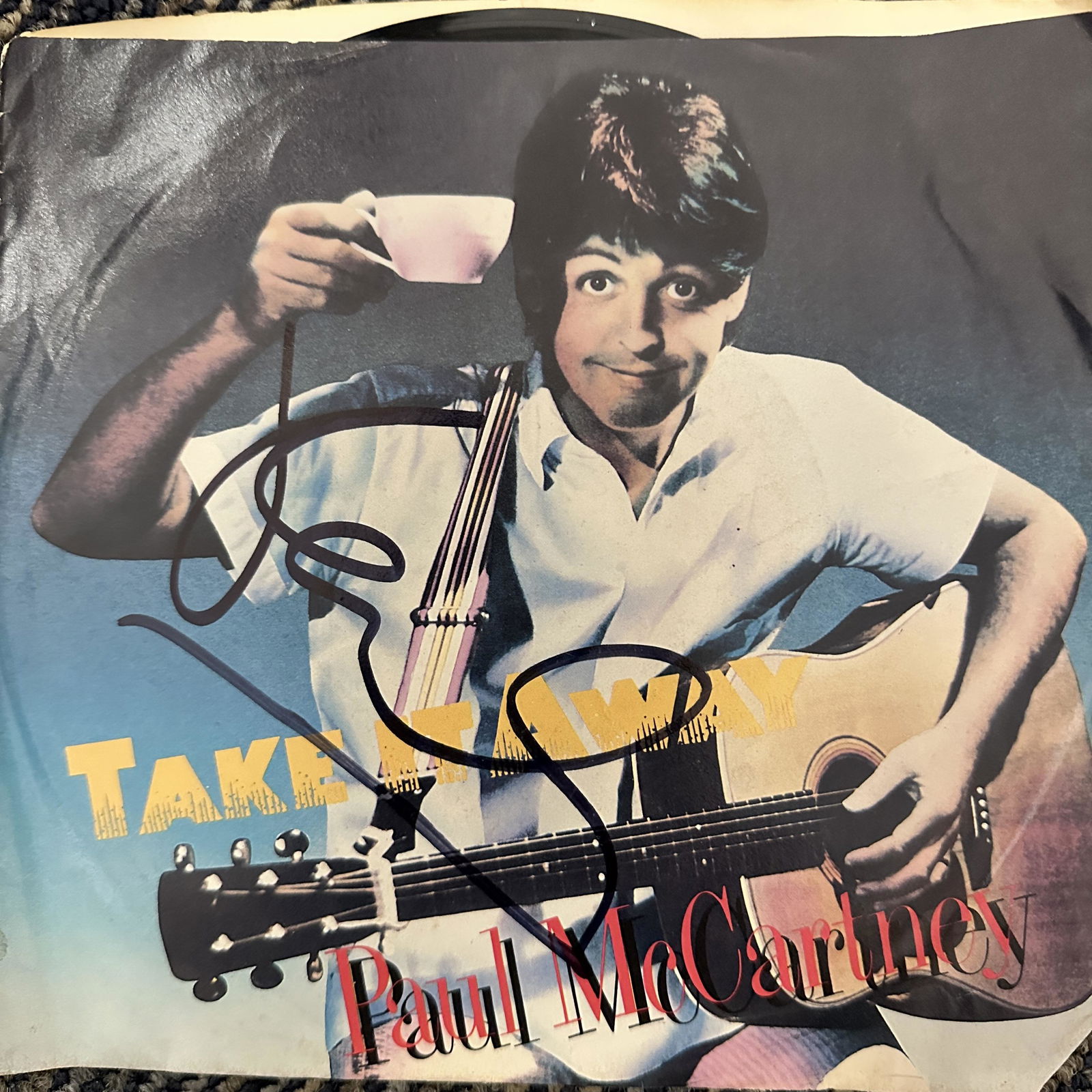 Paul McCartney Autographed 7" Single (1 of 1)