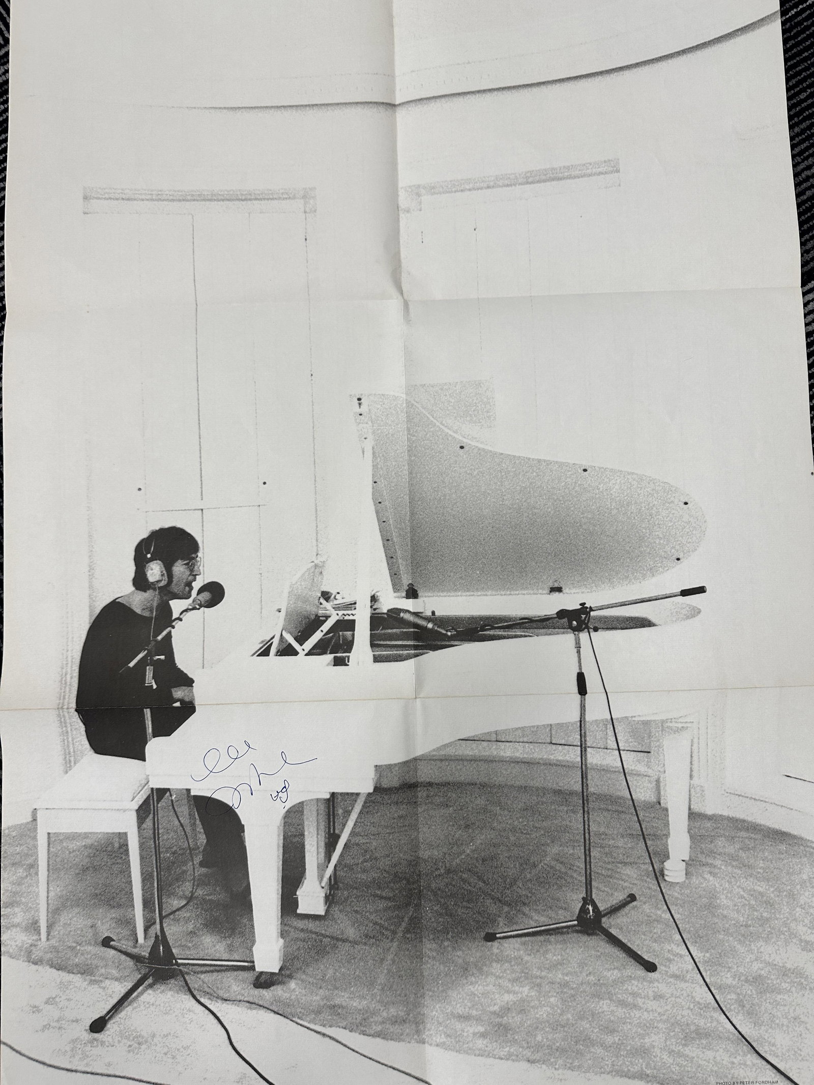 John Lennon Autographed Imagine Poster (1 of 1)