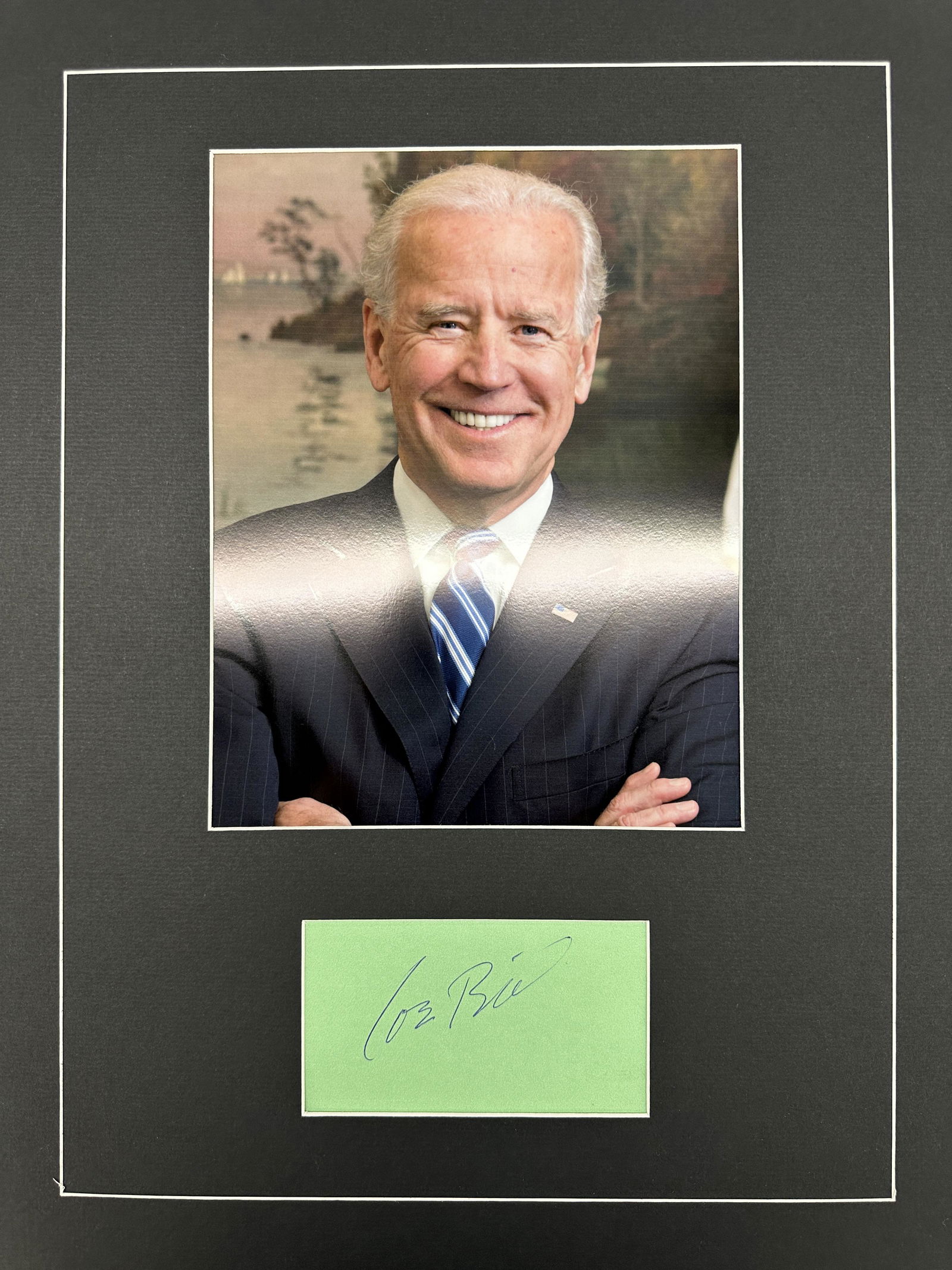 Joe Biden Autographed Display (1 of 1)