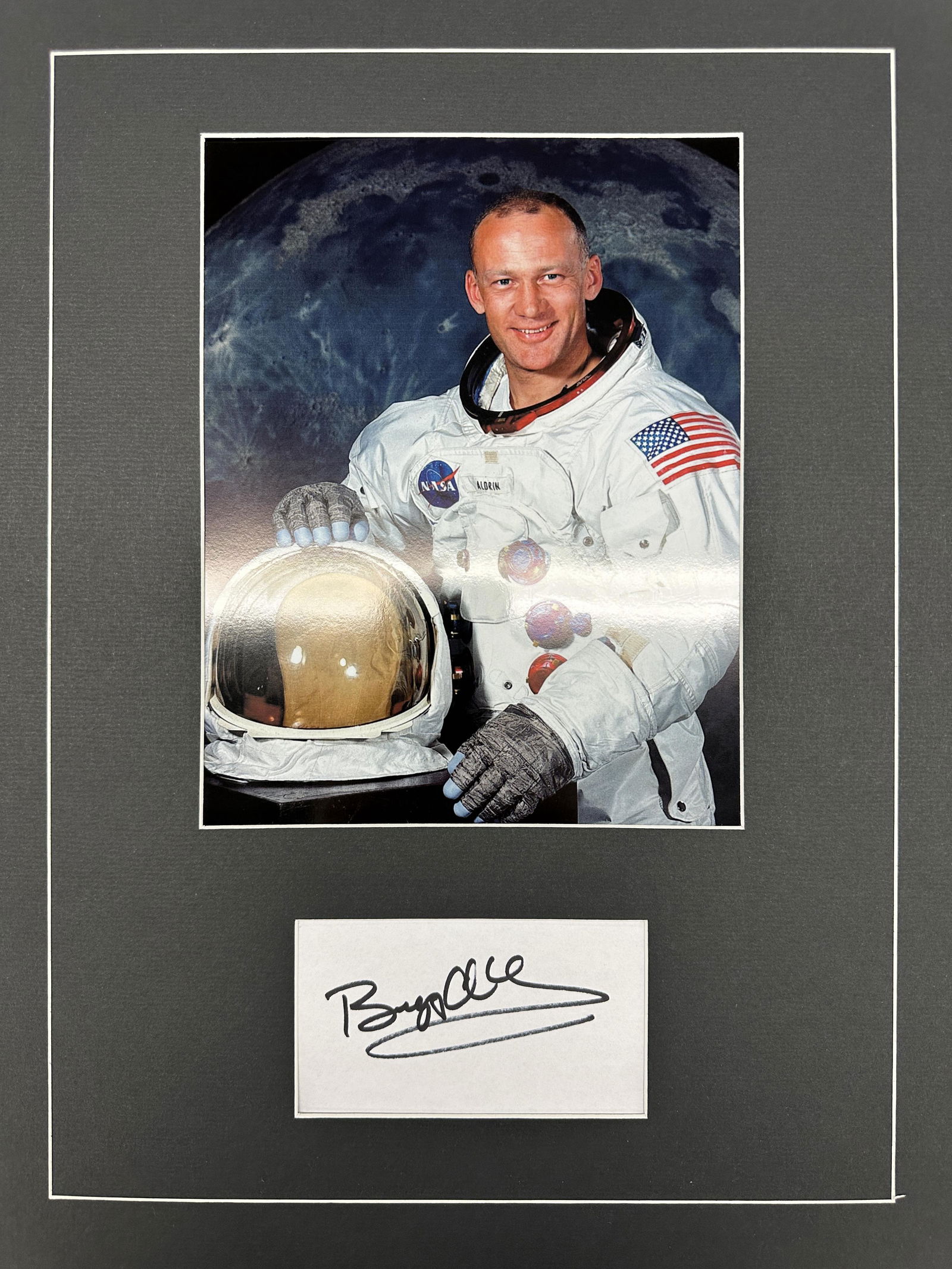 Buzz Aldrin Autographed Display (1 of 1)