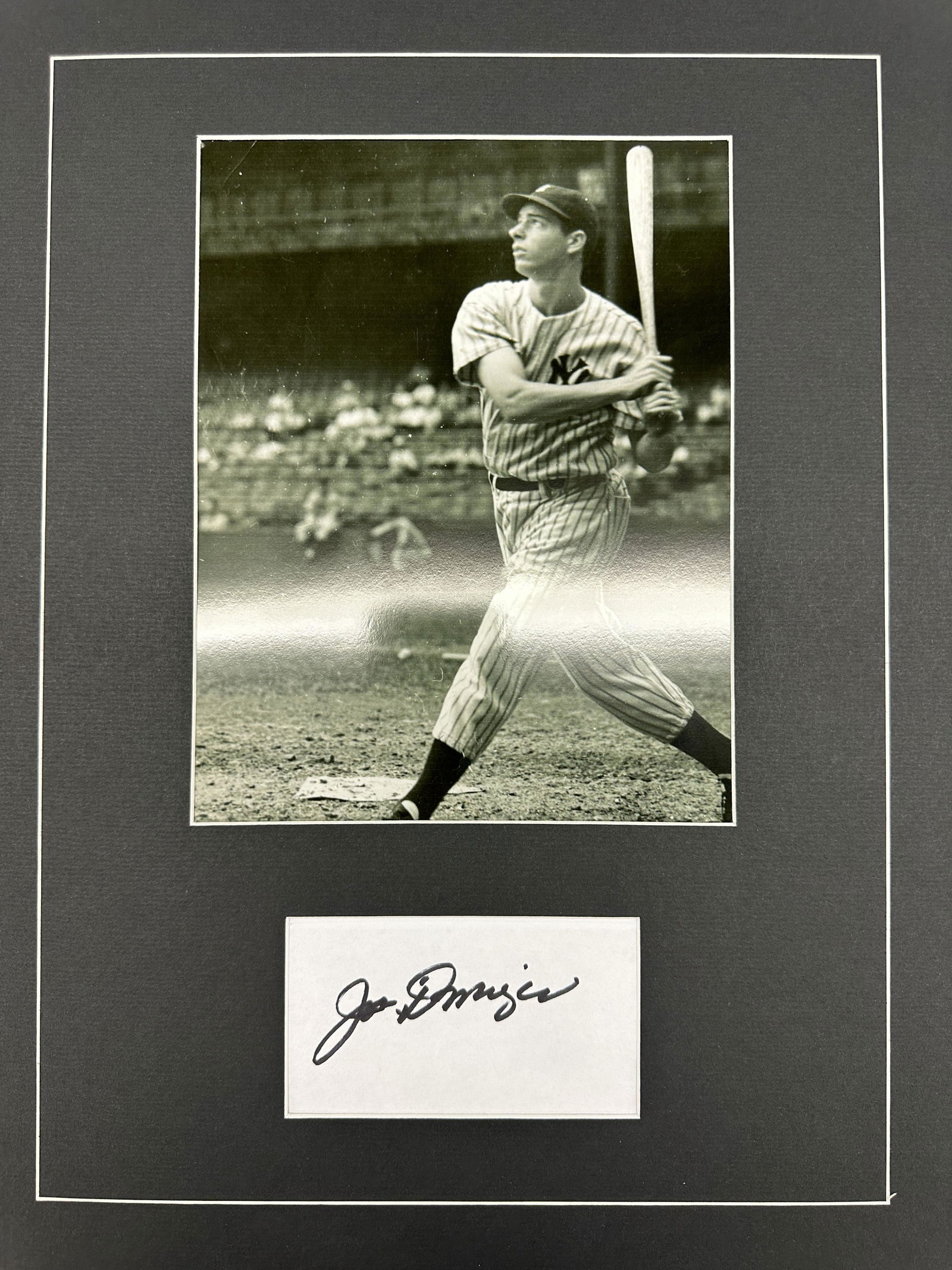 Joe DiMaggio Autographed Display (1 of 1)