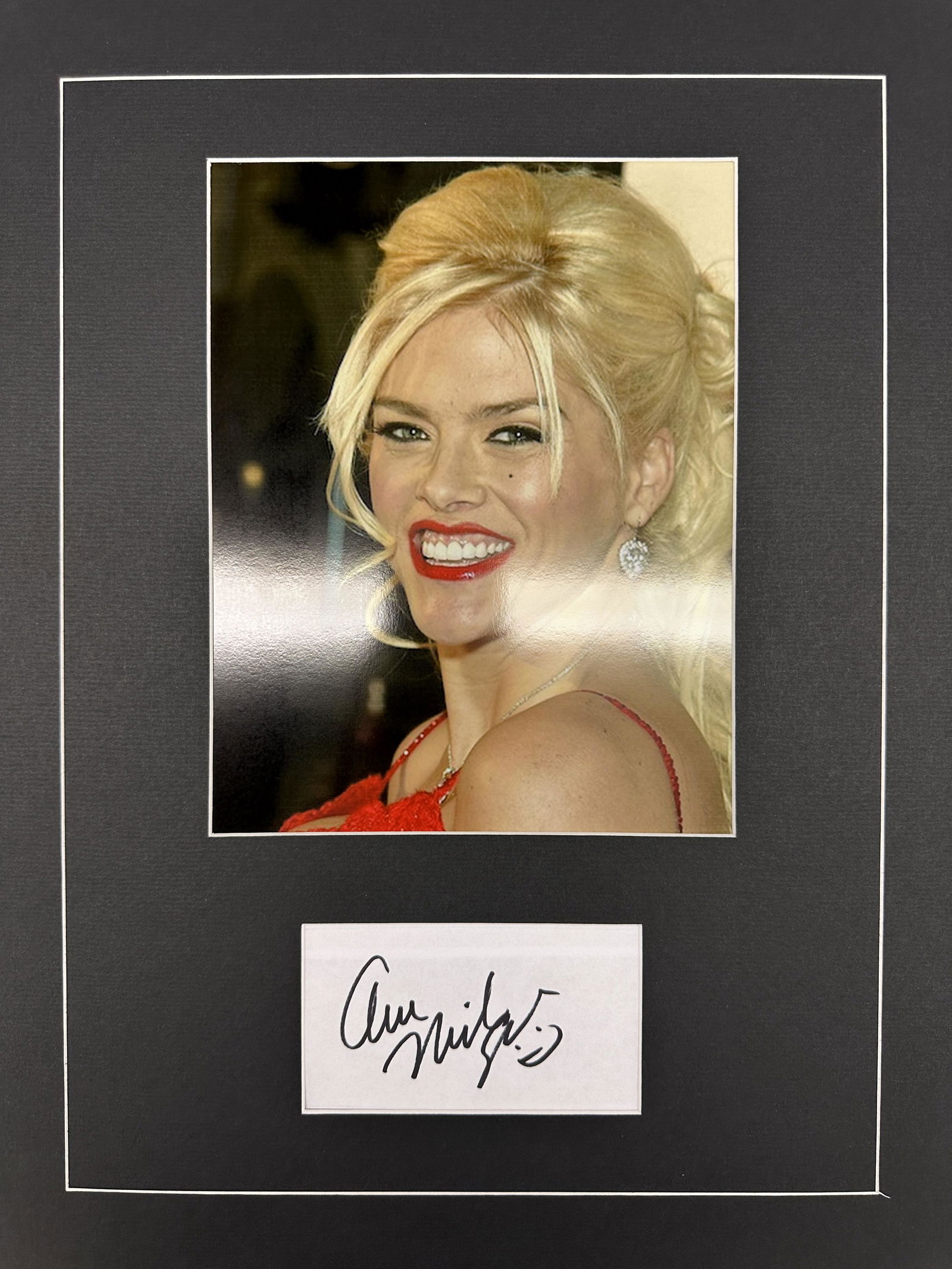 Anna Nicole Smith AUTOGRAPHED Display (1 of 1)