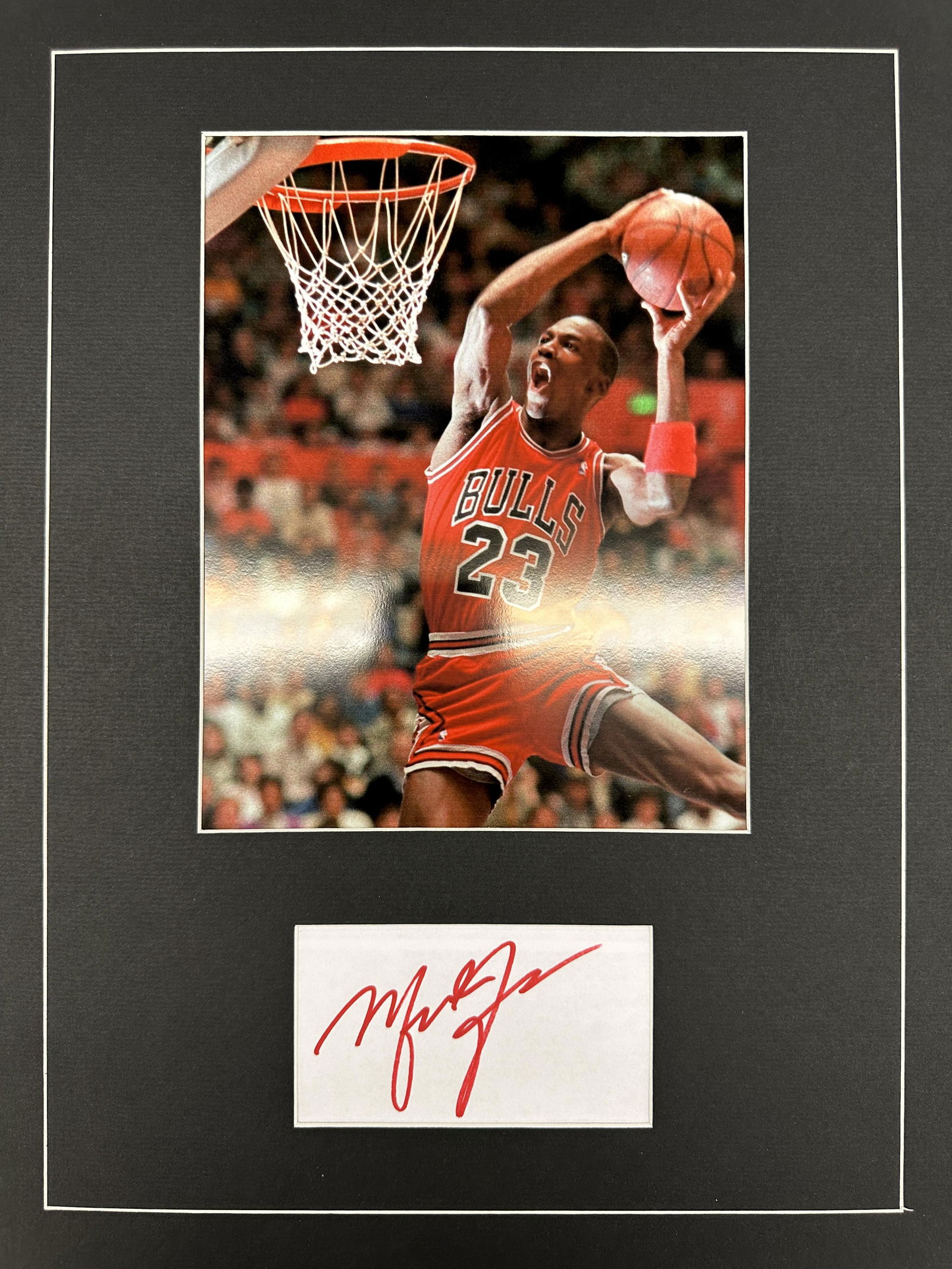Michael Jordan Autographed Display (1 of 1)