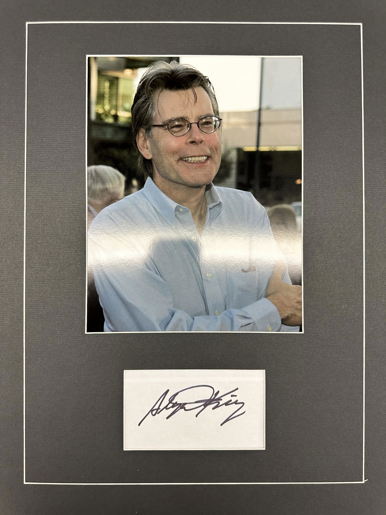 Stephen King Autographed Display (1 of 1)