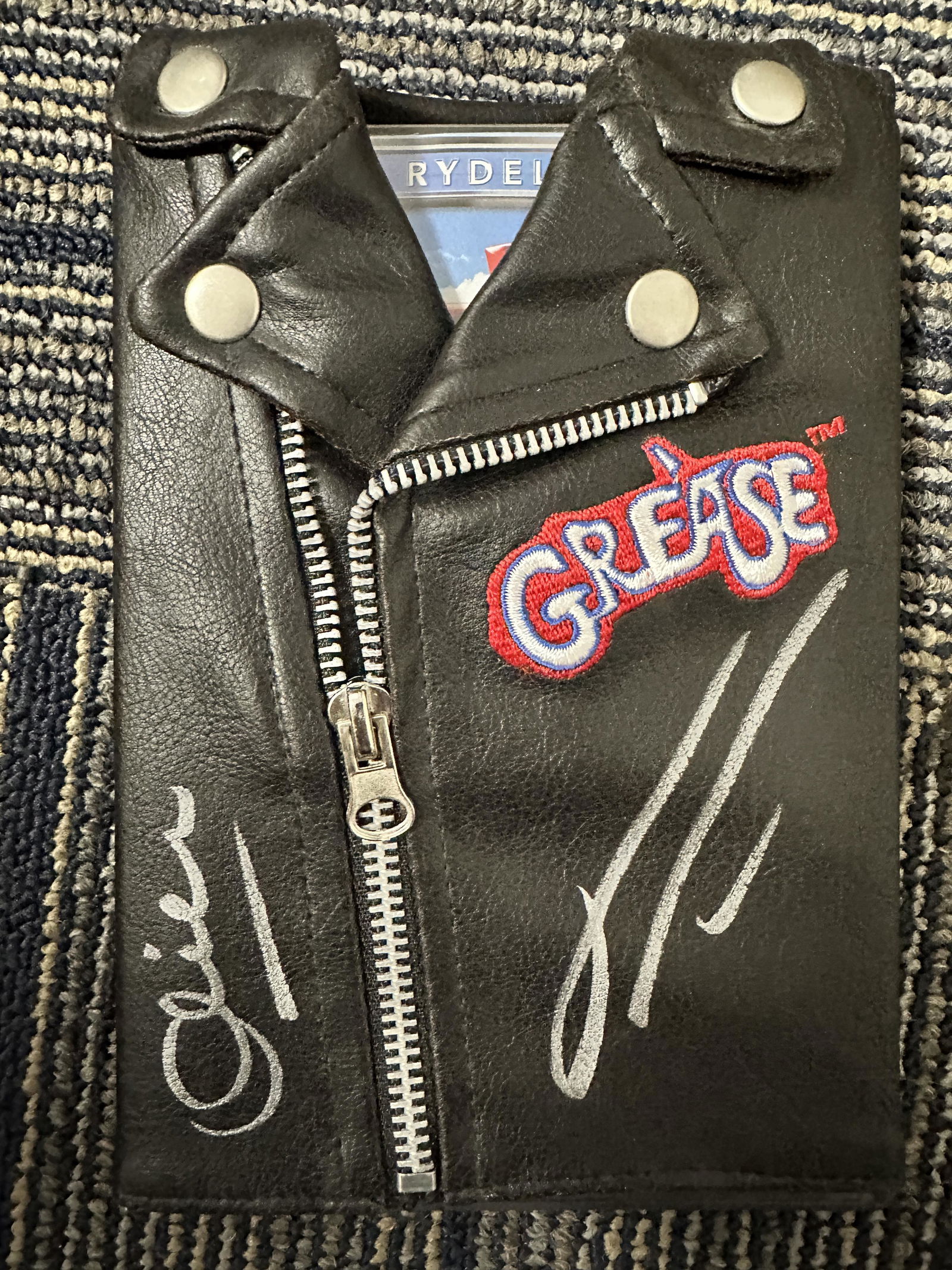 John Travolta Olivia Newton John Autographed DVD (1 of 1)